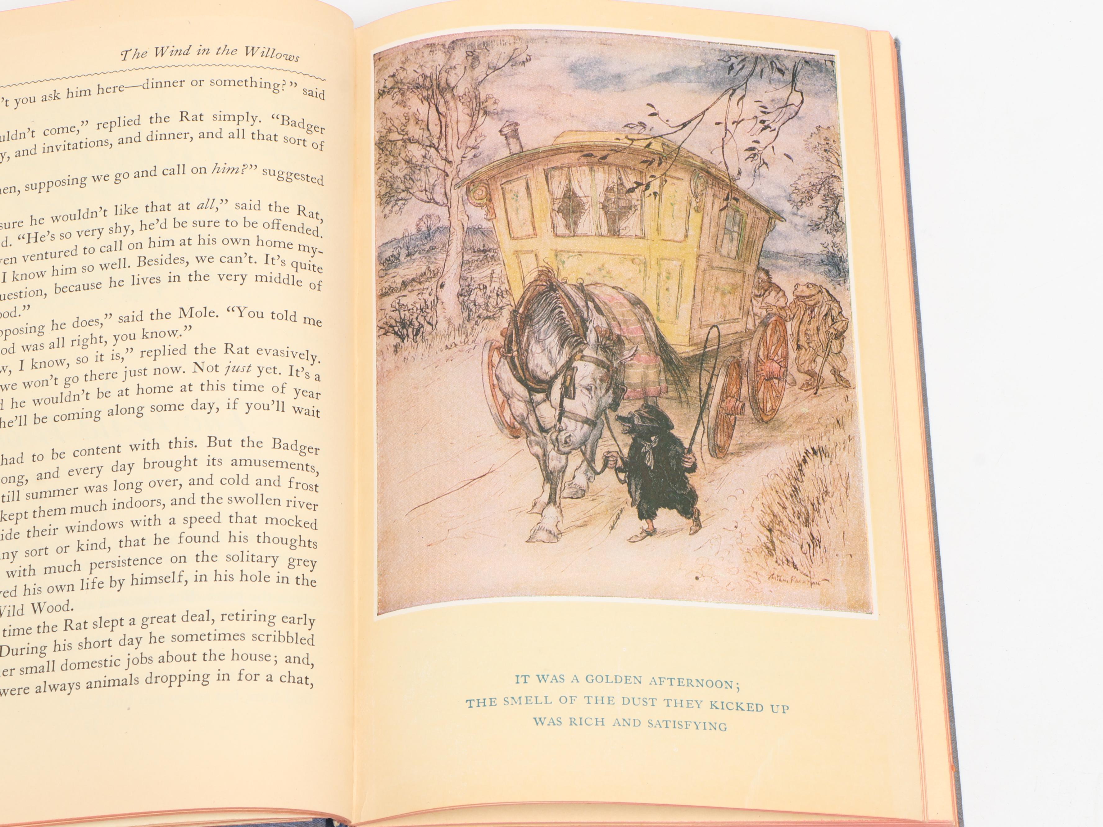 Arthur Rackham Illustrated "The Wind in the Willows" by Kenneth Grahame, 1940