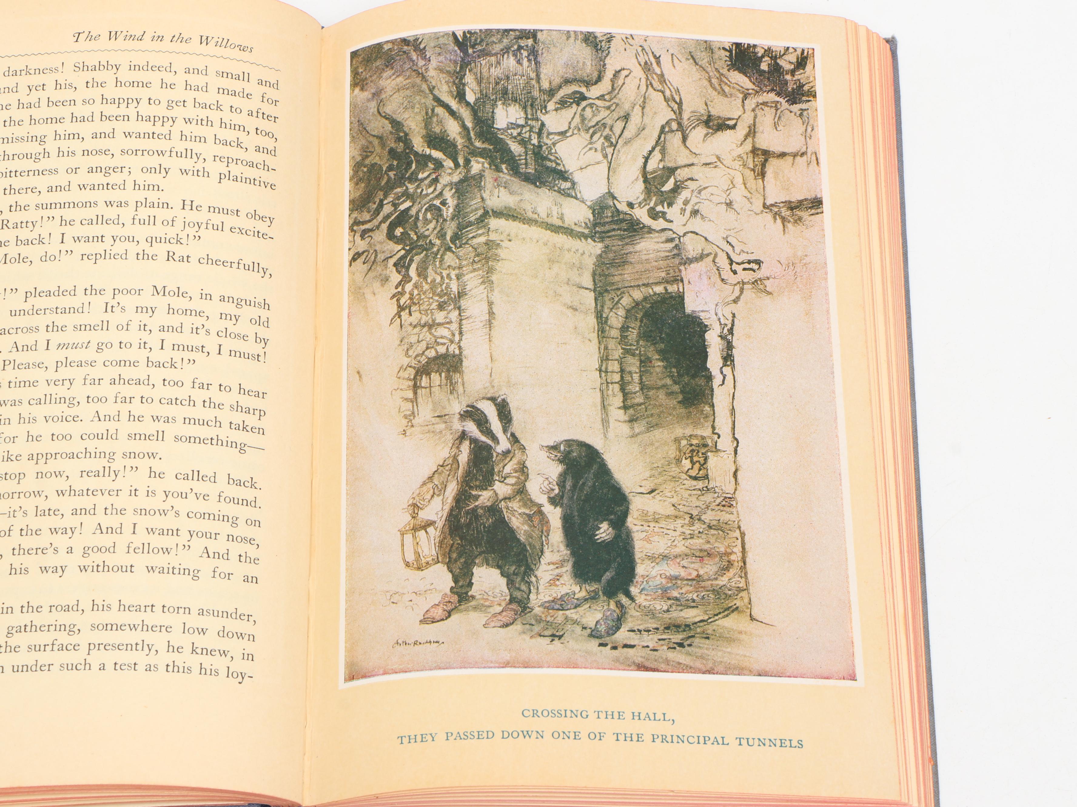 Arthur Rackham Illustrated "The Wind in the Willows" by Kenneth Grahame, 1940
