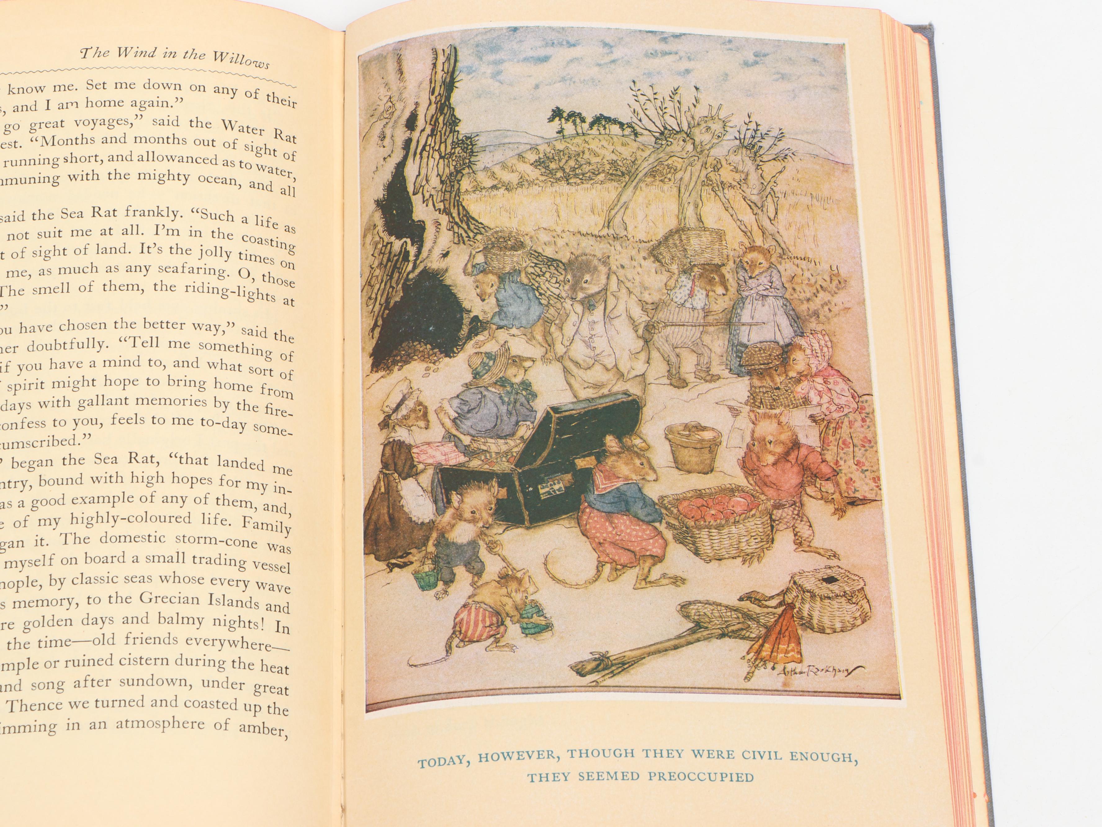 Arthur Rackham Illustrated "The Wind in the Willows" by Kenneth Grahame, 1940