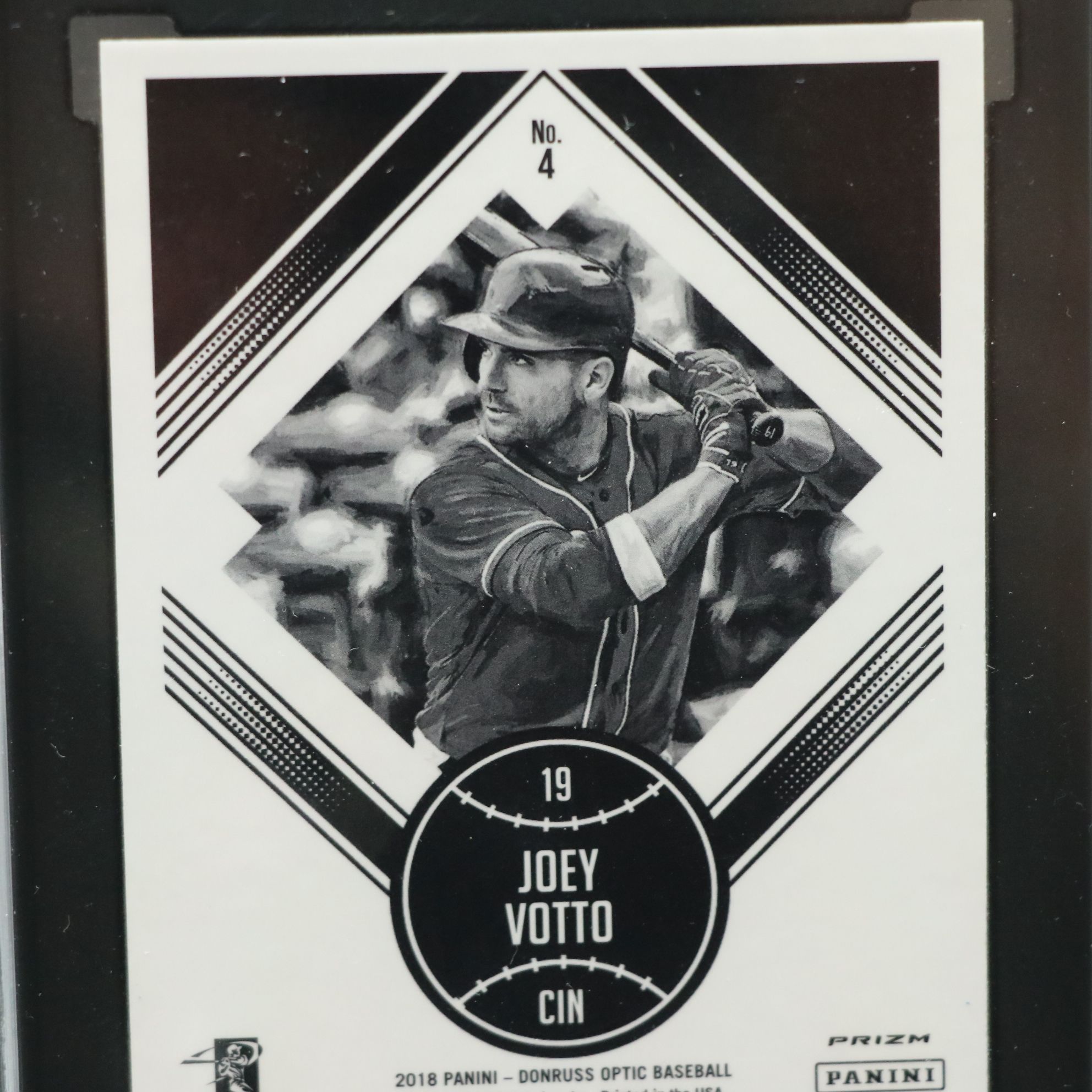 2018 Donruss Optic Joey Votto Diamond Kings Bronze Prizm Card Graded SGC 10