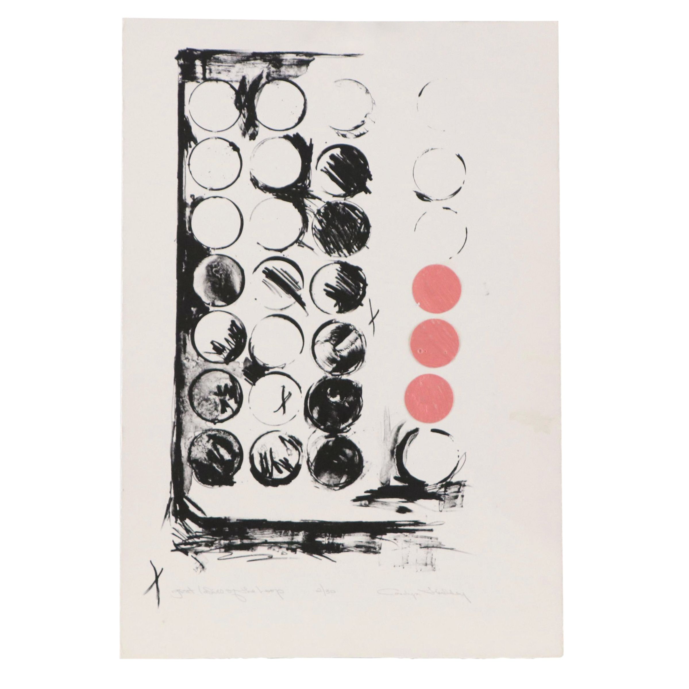 Carolyn Lindsey Mixed Media Print "Great Ladies of the Hoop"