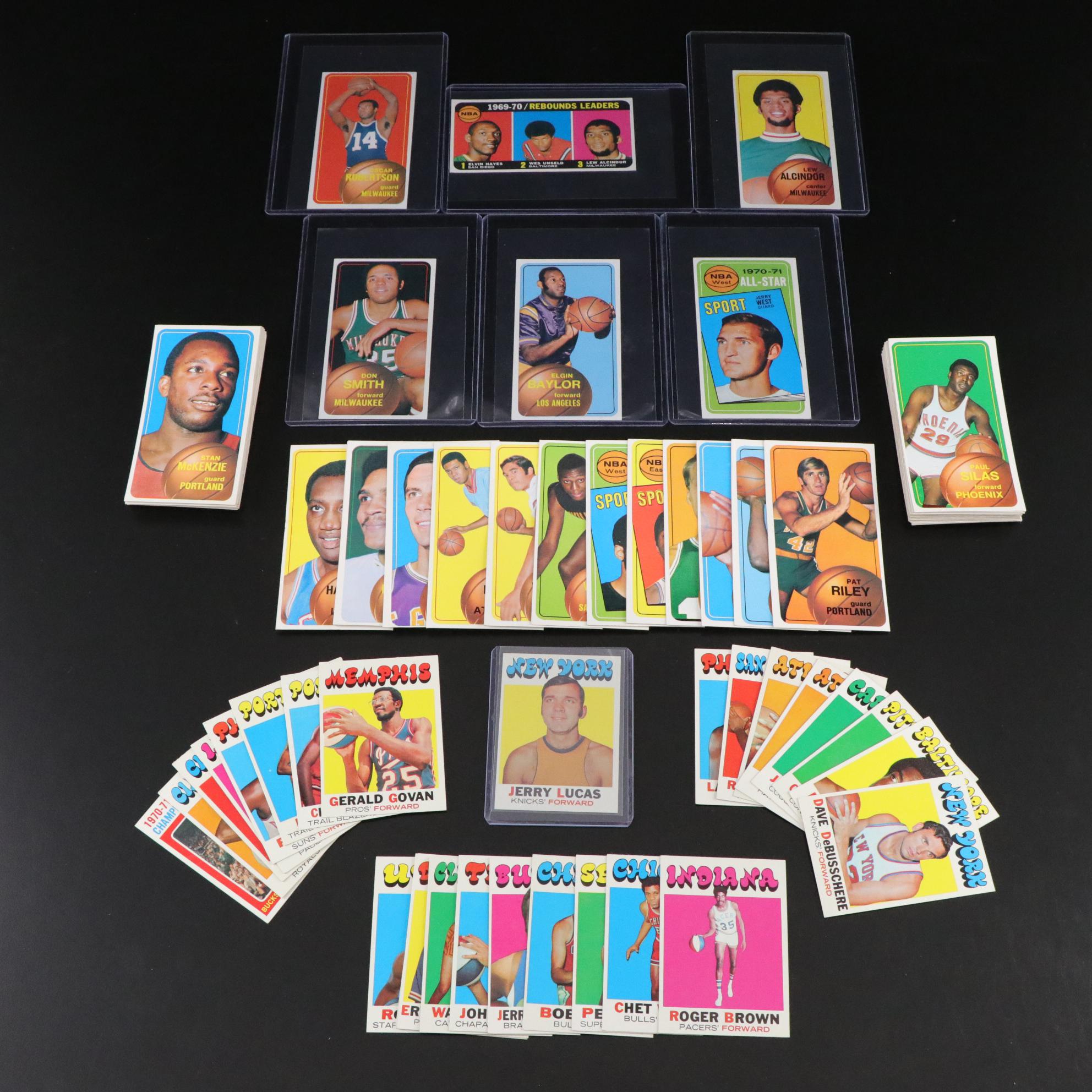 Lew Alcindor, Oscar Robertson, and More Basketball Trading Cards