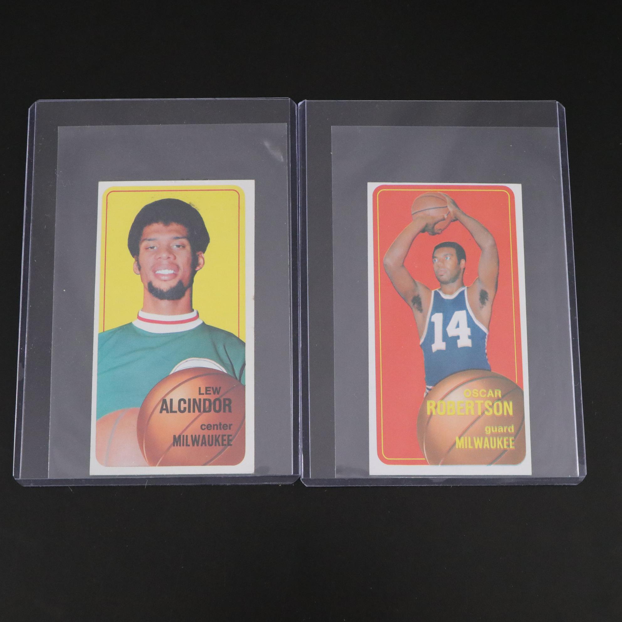 Lew Alcindor, Oscar Robertson, and More Basketball Trading Cards