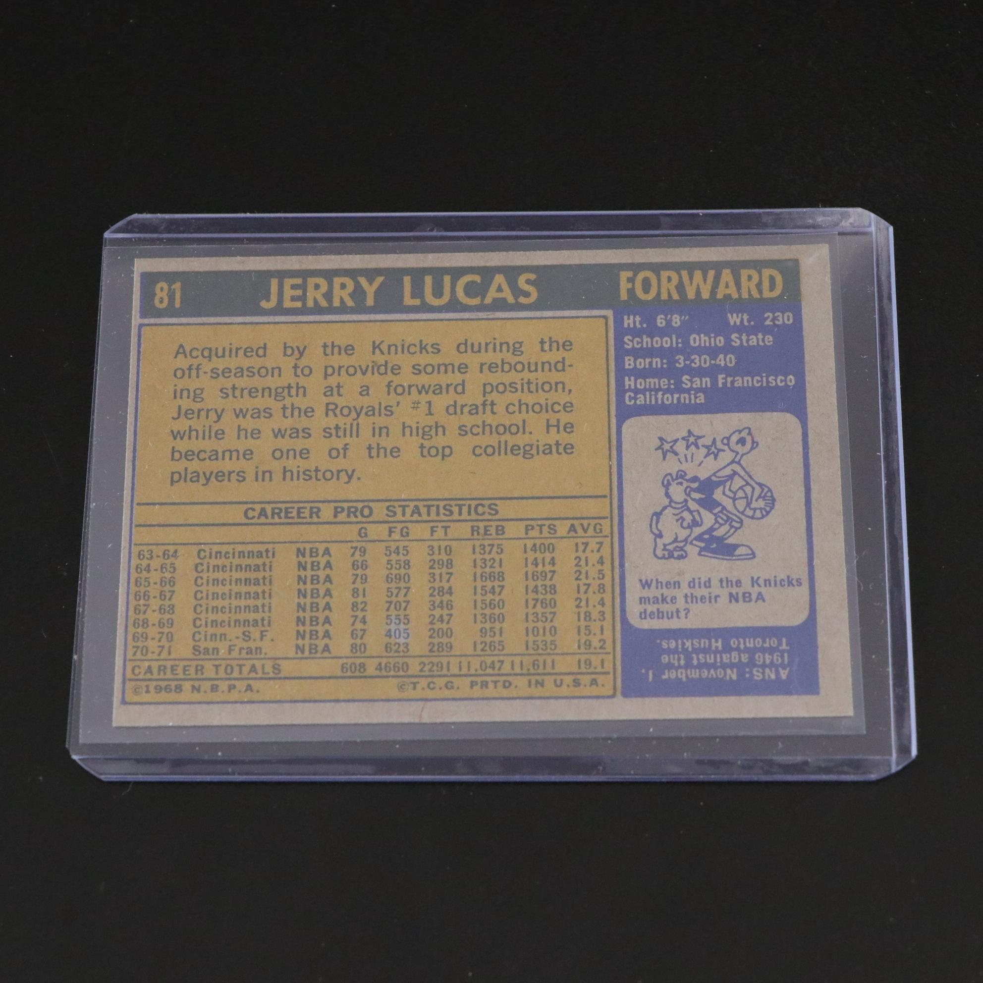 Lew Alcindor, Oscar Robertson, and More Basketball Trading Cards