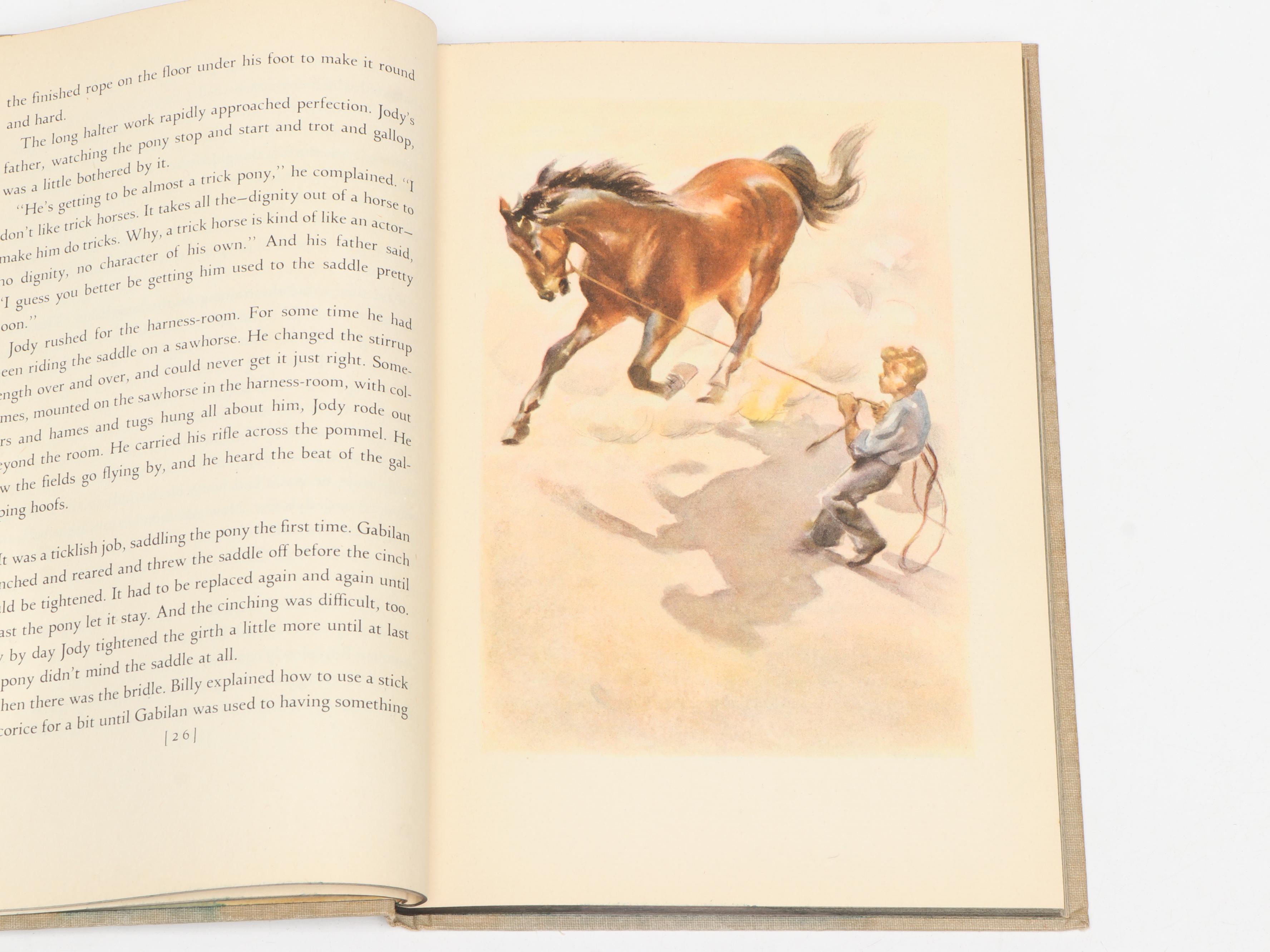 First Illustrated Edition "The Red Pony" by John Steinbeck, 1945