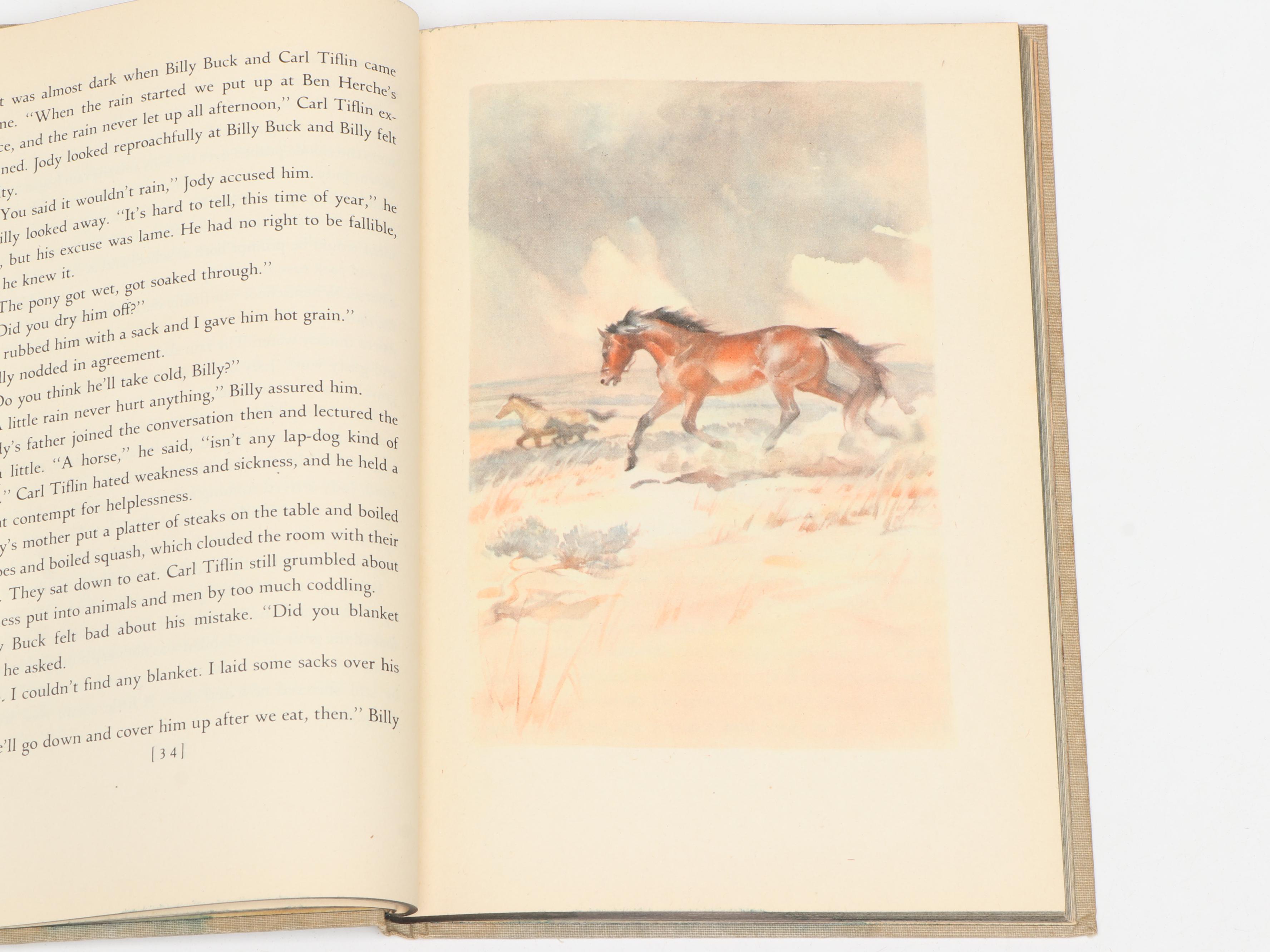 First Illustrated Edition "The Red Pony" by John Steinbeck, 1945