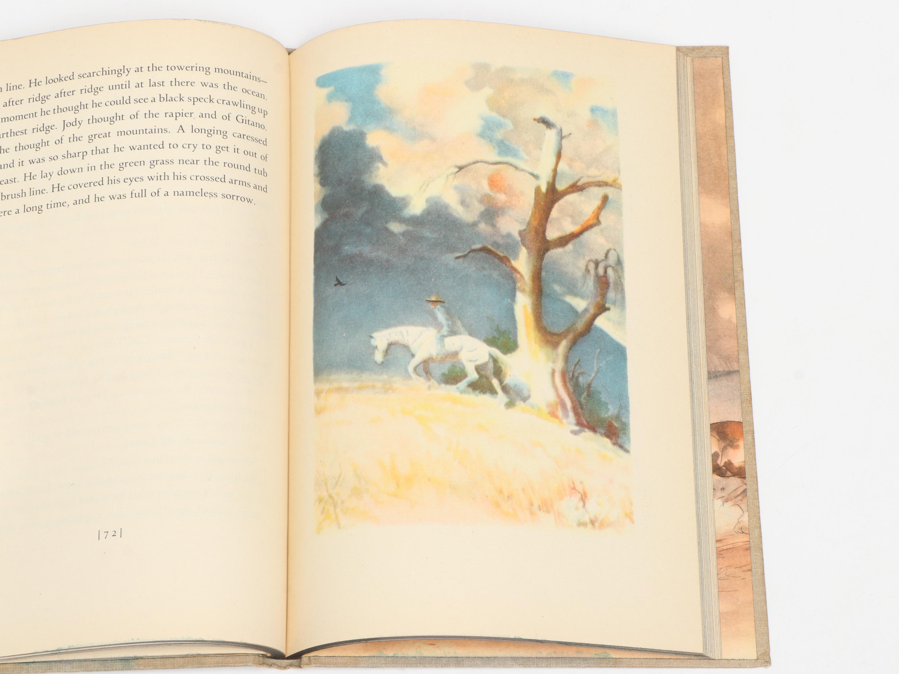 First Illustrated Edition "The Red Pony" by John Steinbeck, 1945