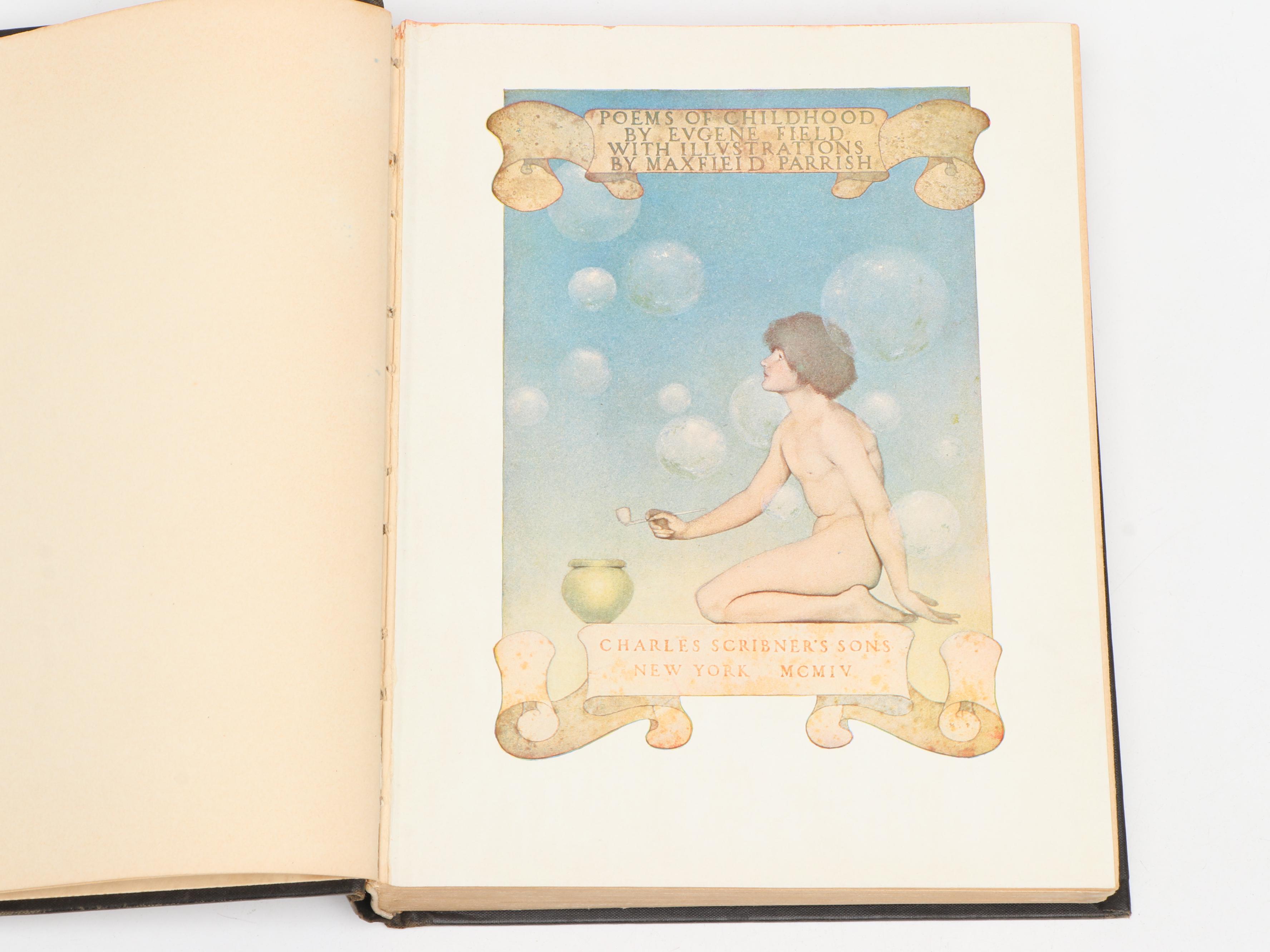 Maxfield Parrish Illustrated First Edition "Poems of Childhood" by Eugene Field