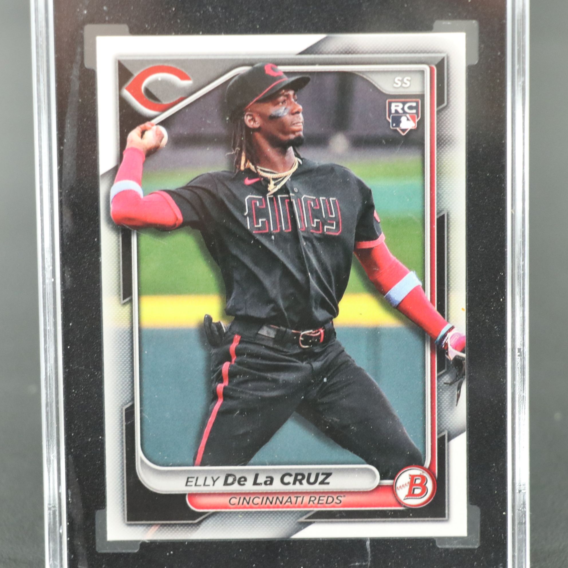 2024 Bowman Elly De La Cruz Cincinnati Reds Rookie Card Graded SGC 10