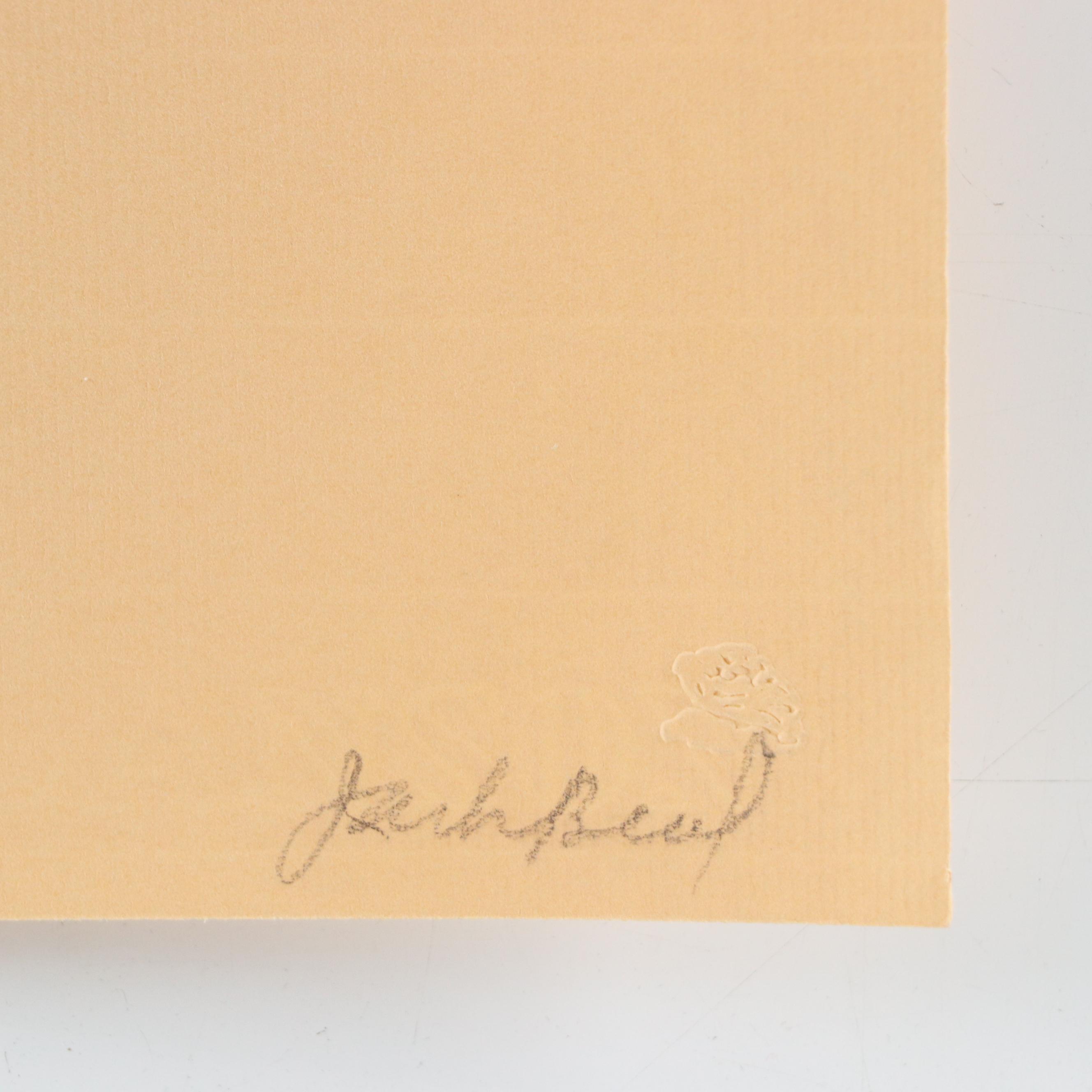 Jack Beal Serigraph "Blacksmith," 1977