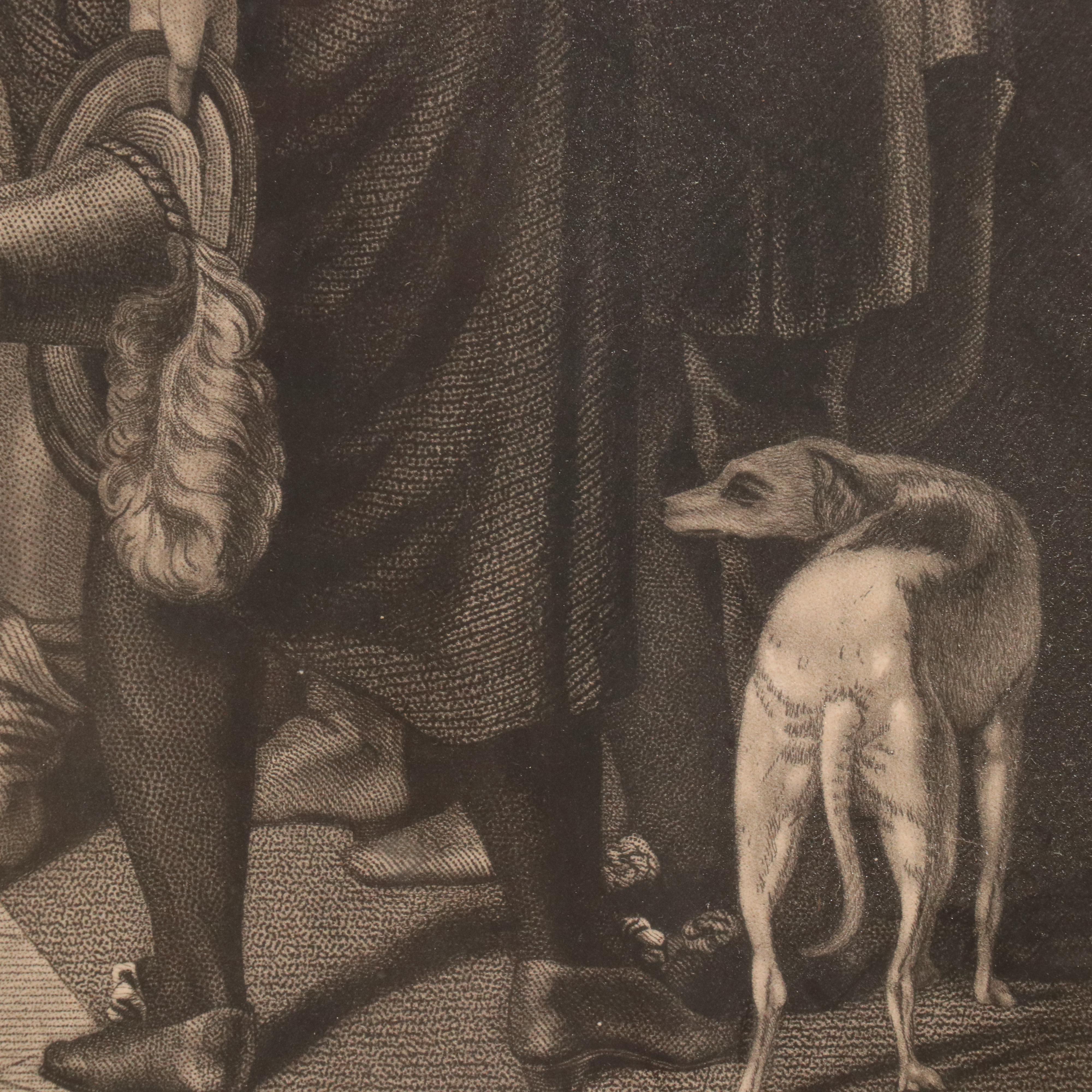 Intaglio After George Hayter "The Trial of Lord William Russell," 19th Century