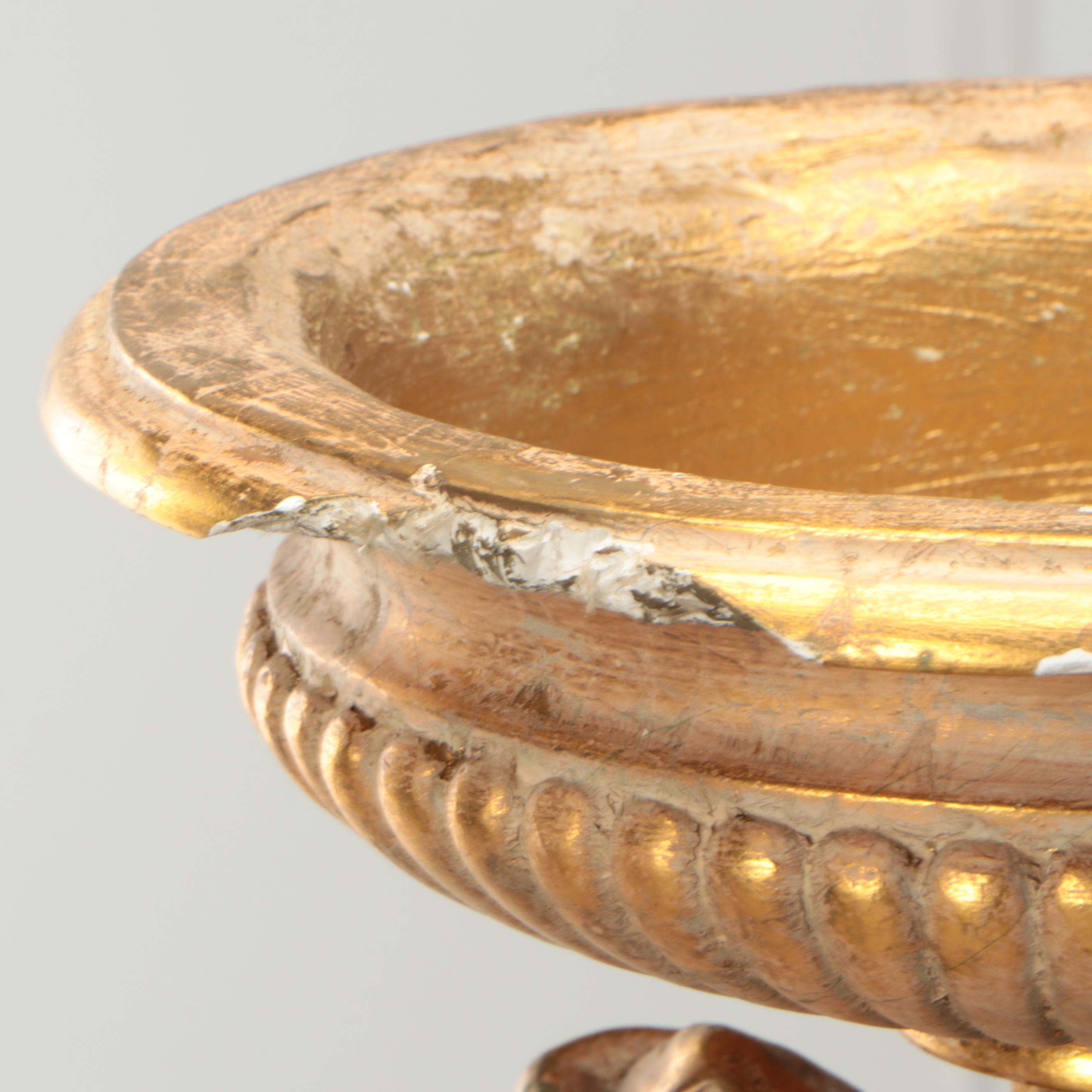 A.C. Art Gilt Figural Plant Stand