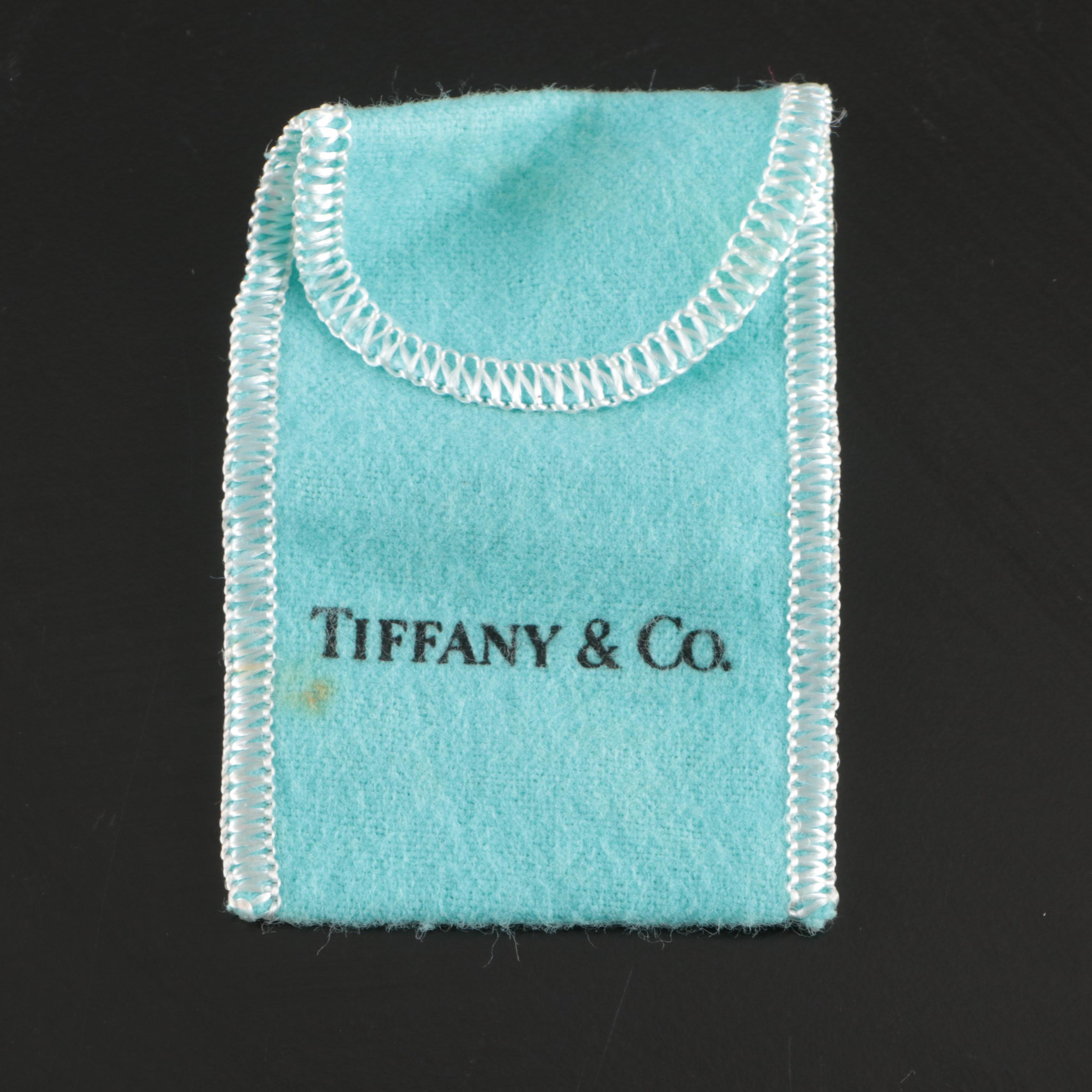 Tiffany & Co. Sterling Silver Key Ring with Heart Tag