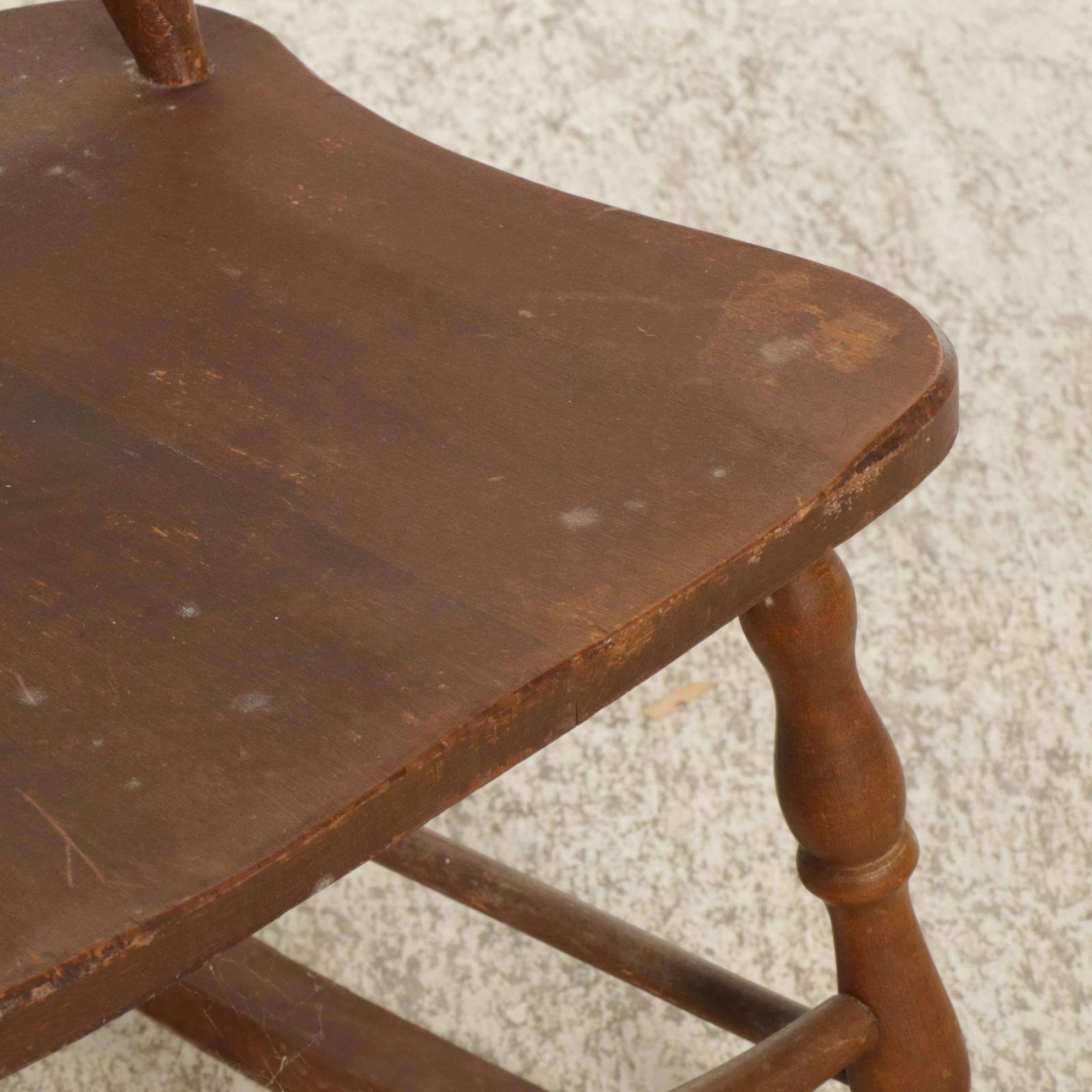 Union City Brace-Back Windsor Rocking Chair, Early 20th Century