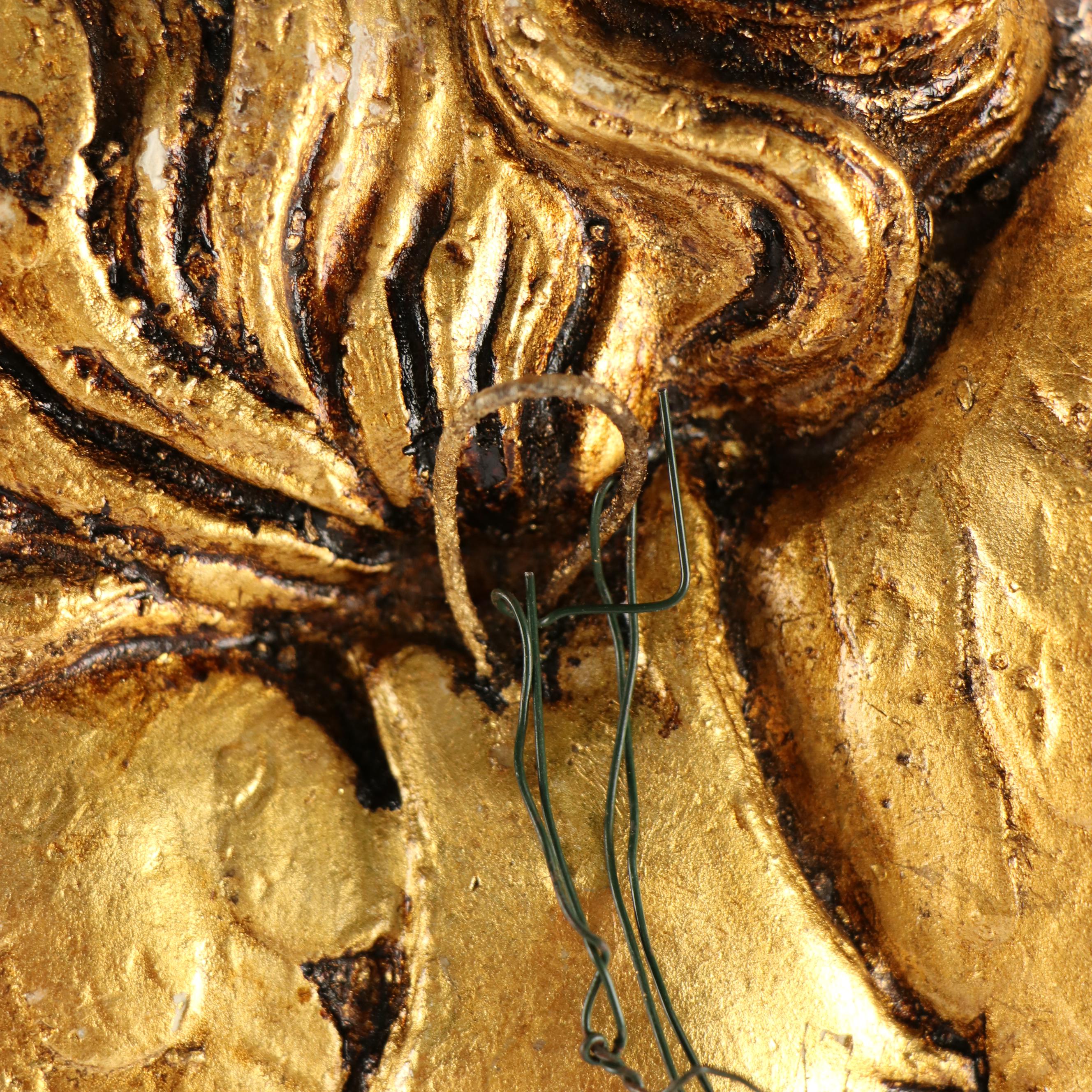 Gilt Angel Wall Hanging and Cherubic Figure Collection