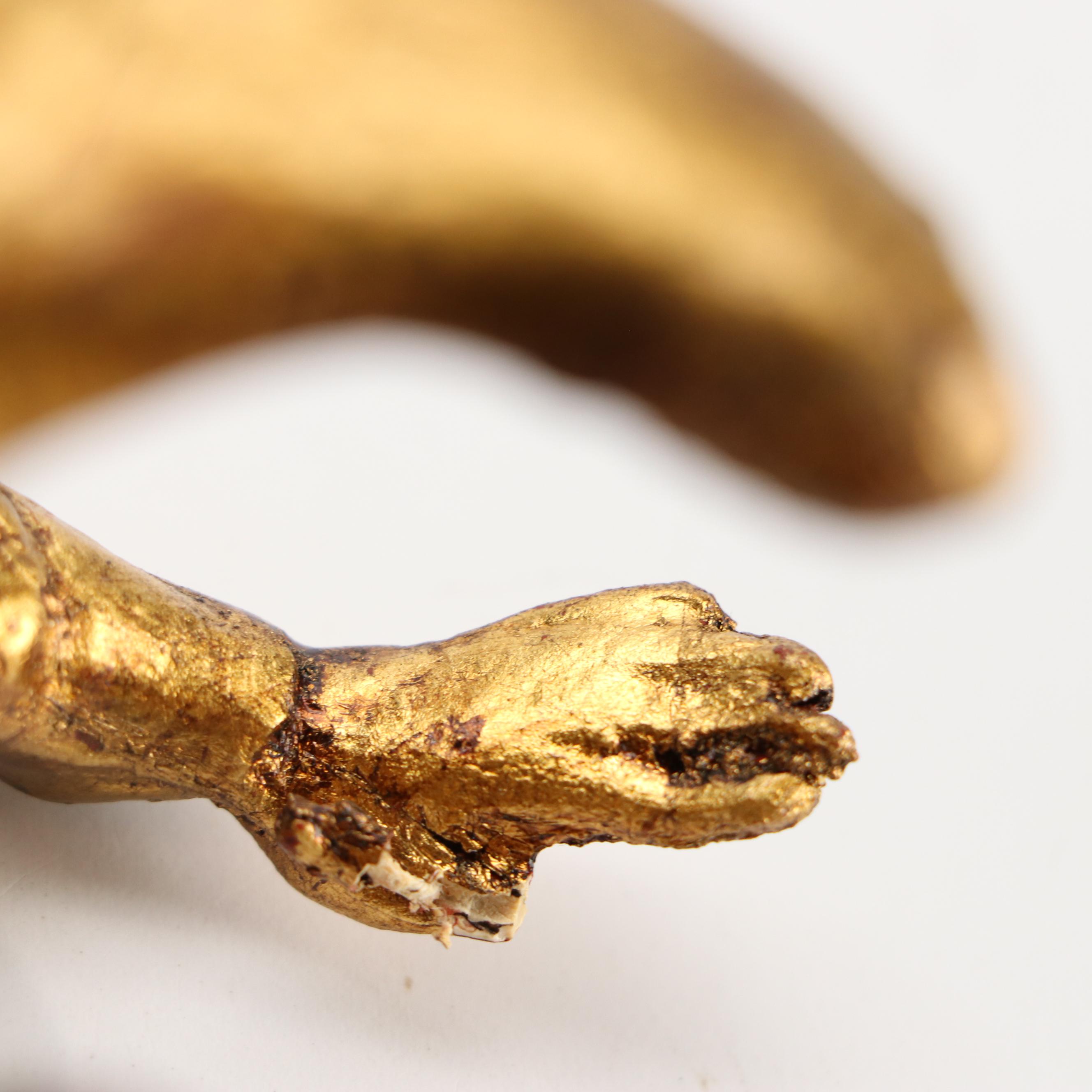 Gilt Angel Wall Hanging and Cherubic Figure Collection