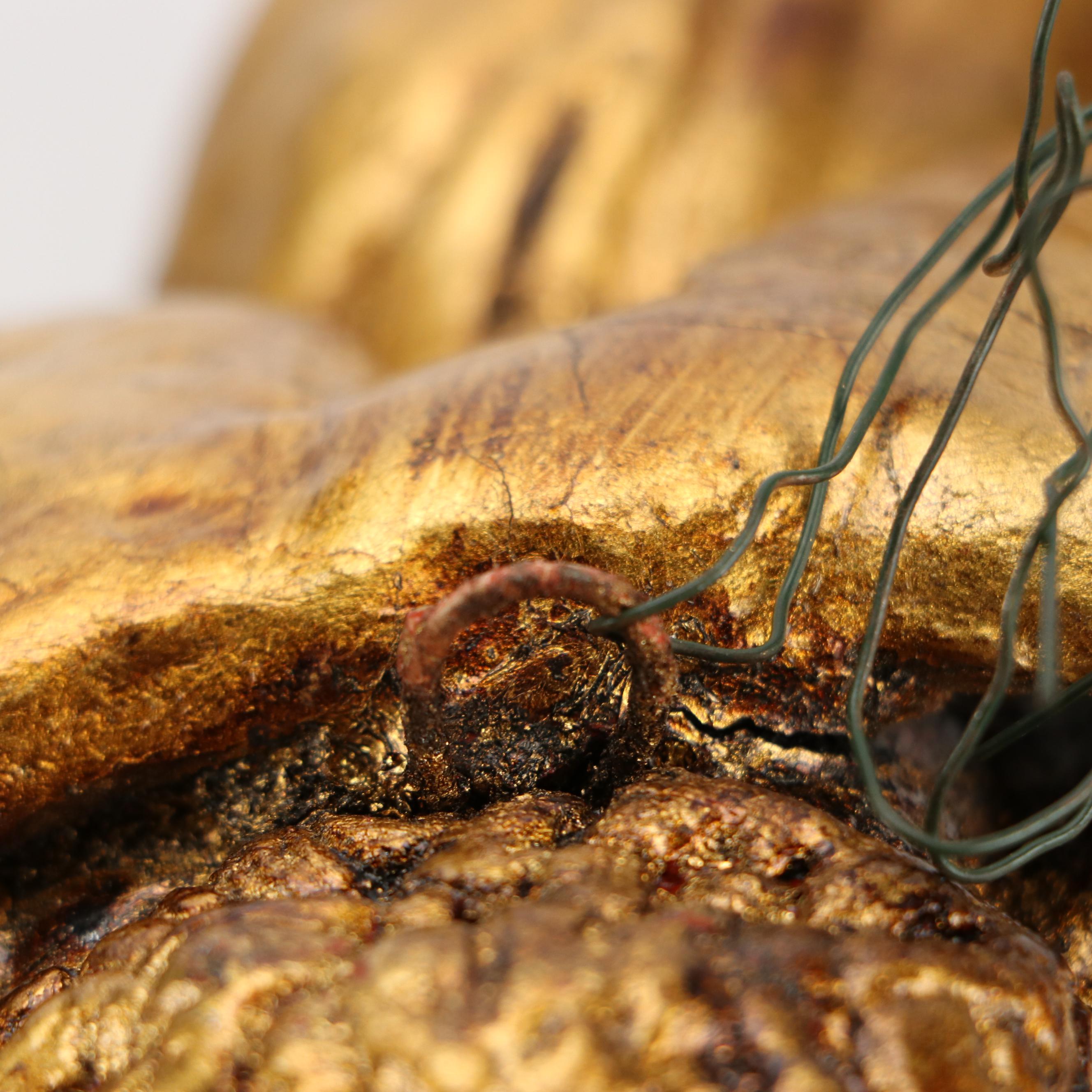 Gilt Angel Wall Hanging and Cherubic Figure Collection