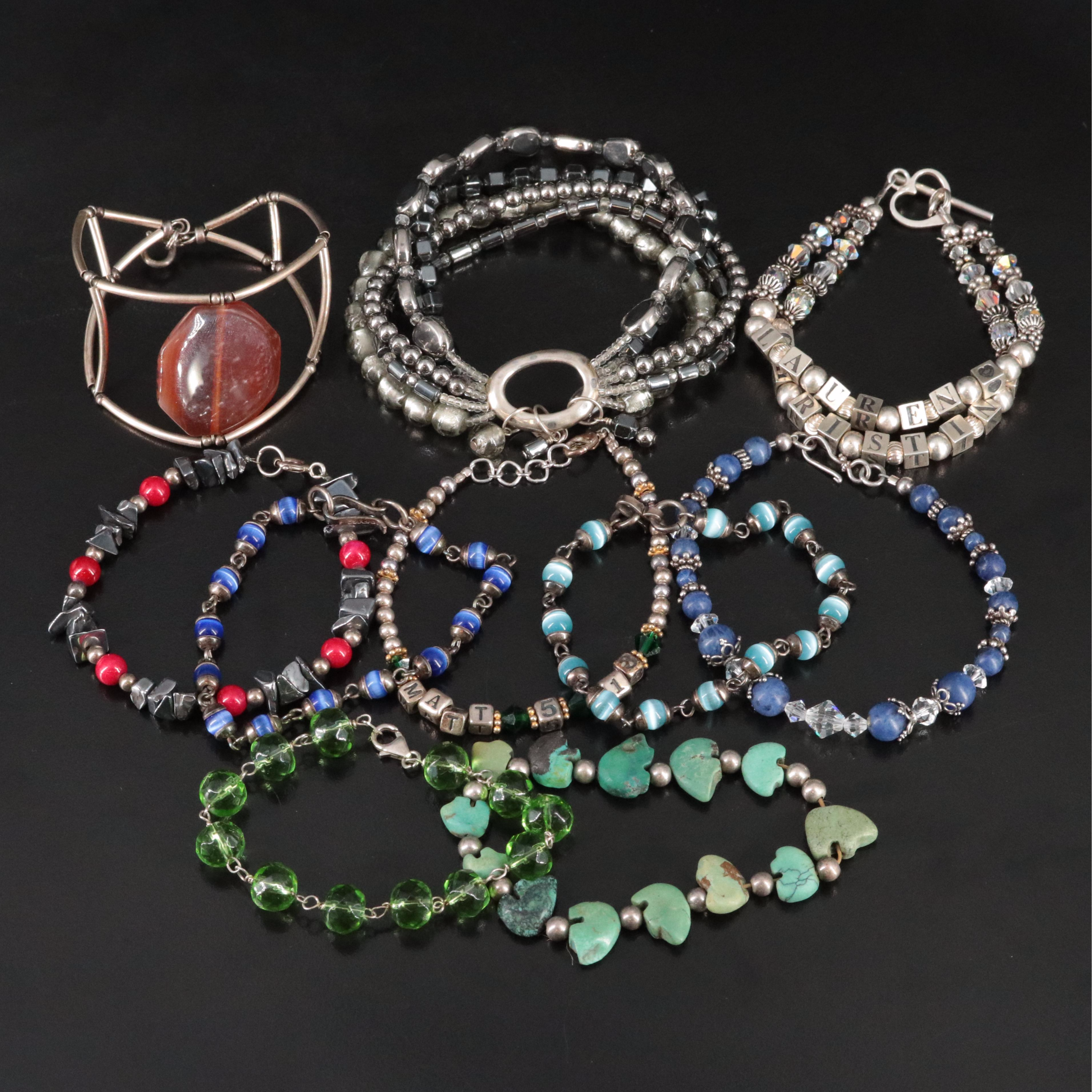 Gemstone Jewelry Collection Featuring Sterling and Carnelian