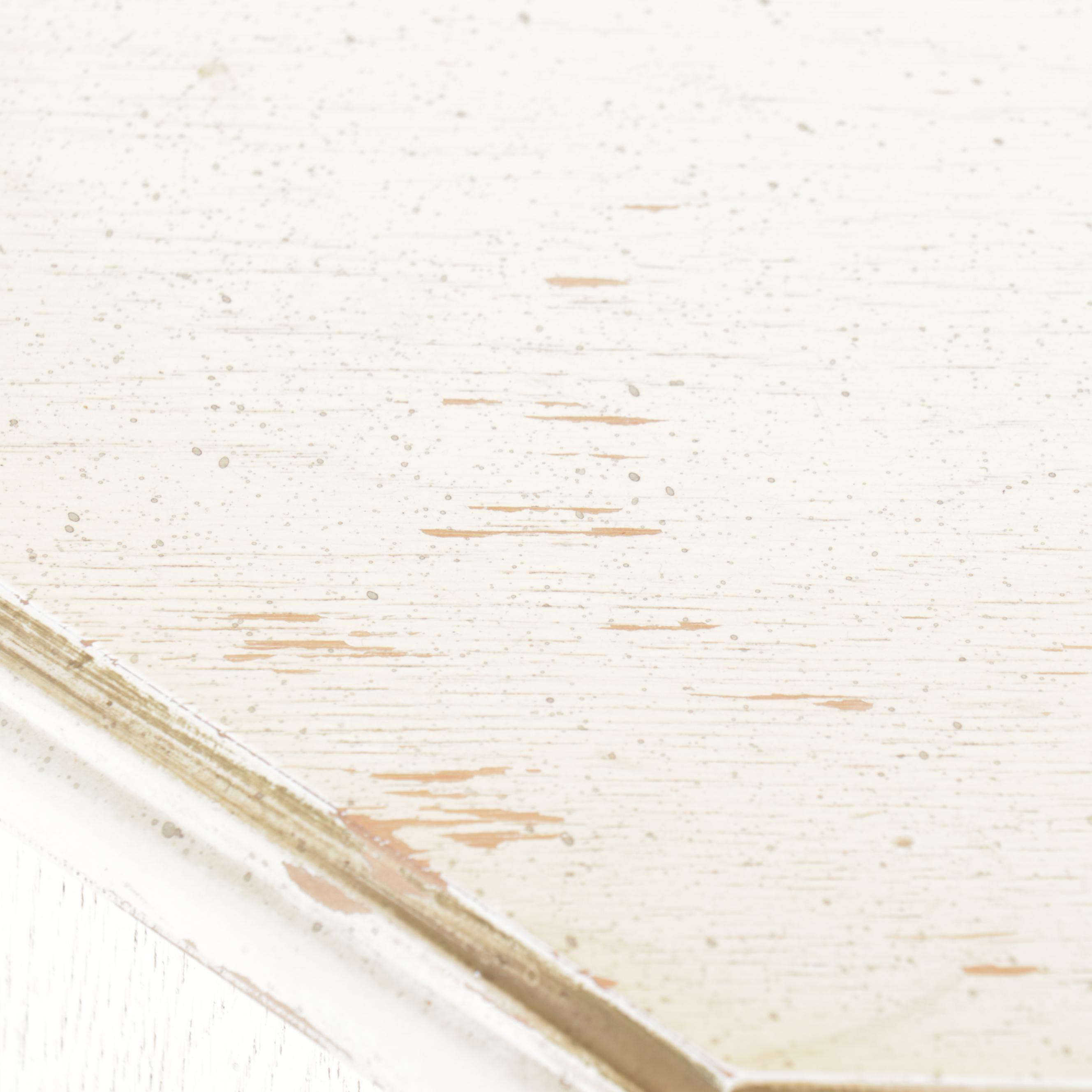 Mid Century Painted Wood Barrel Shaped Side Table and Cabinet