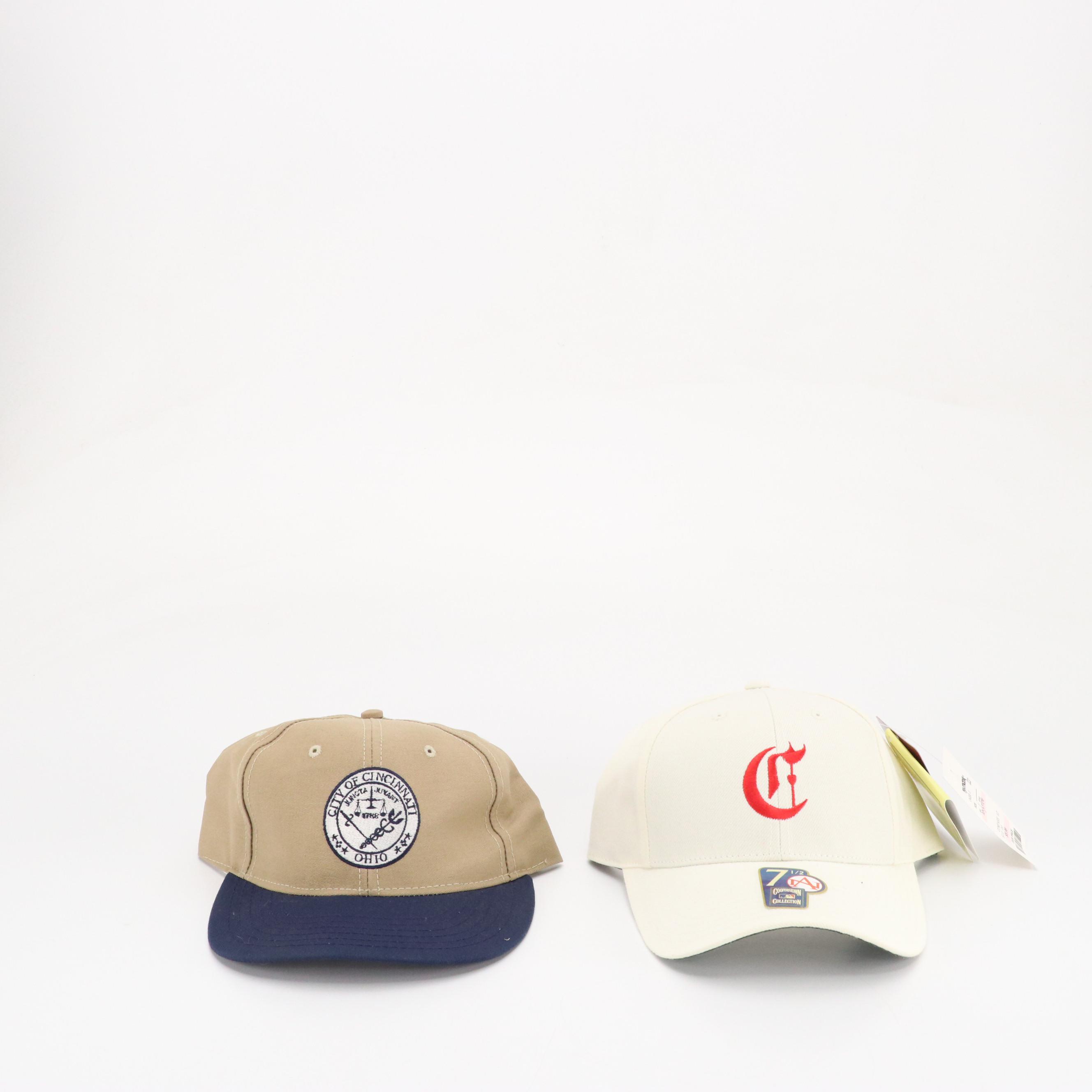 Nike, Cincinnati Reds and More Cotton Baseball Caps, With Tags
