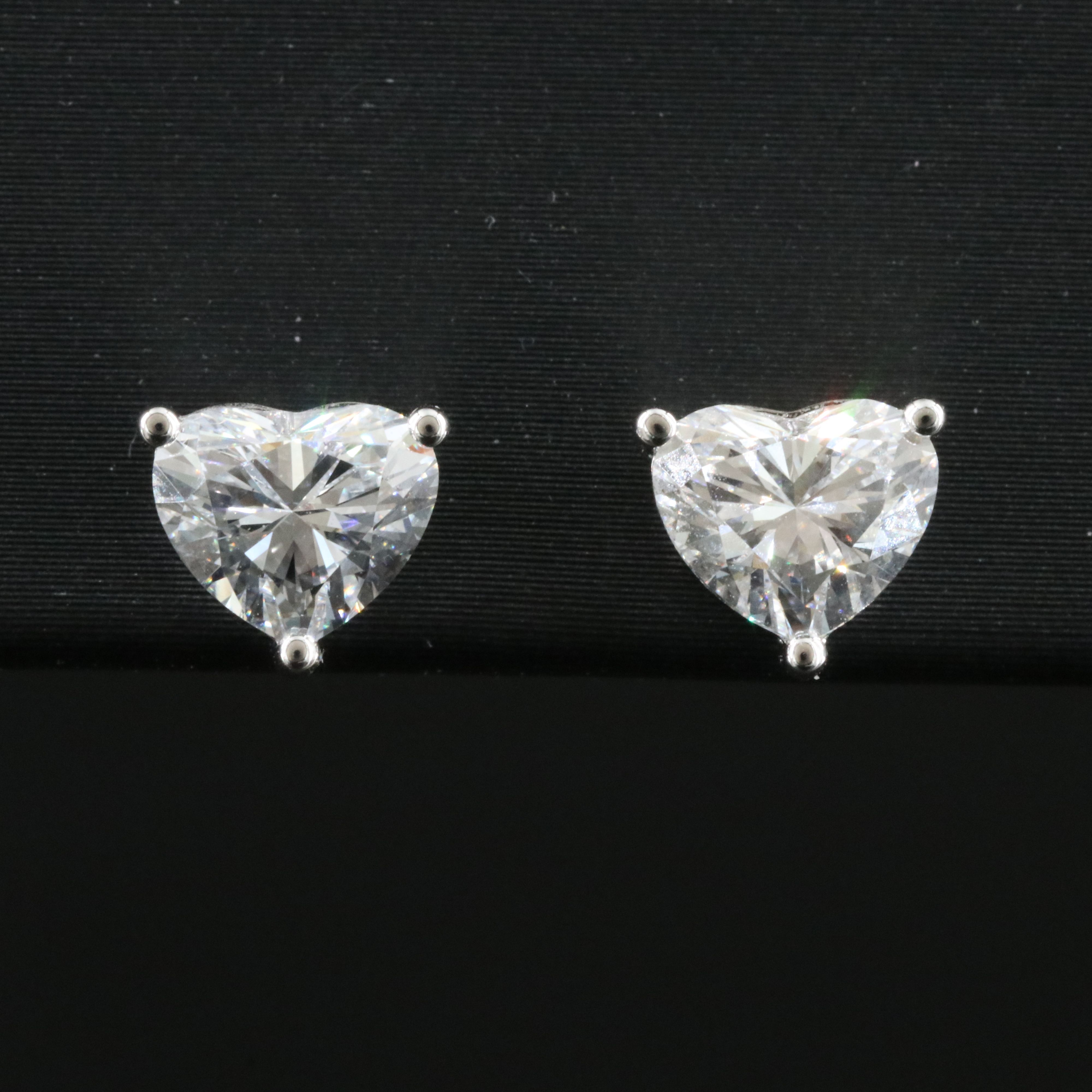 14K 1.50 CTW Lab Grown Diamond Solitaire Earrings