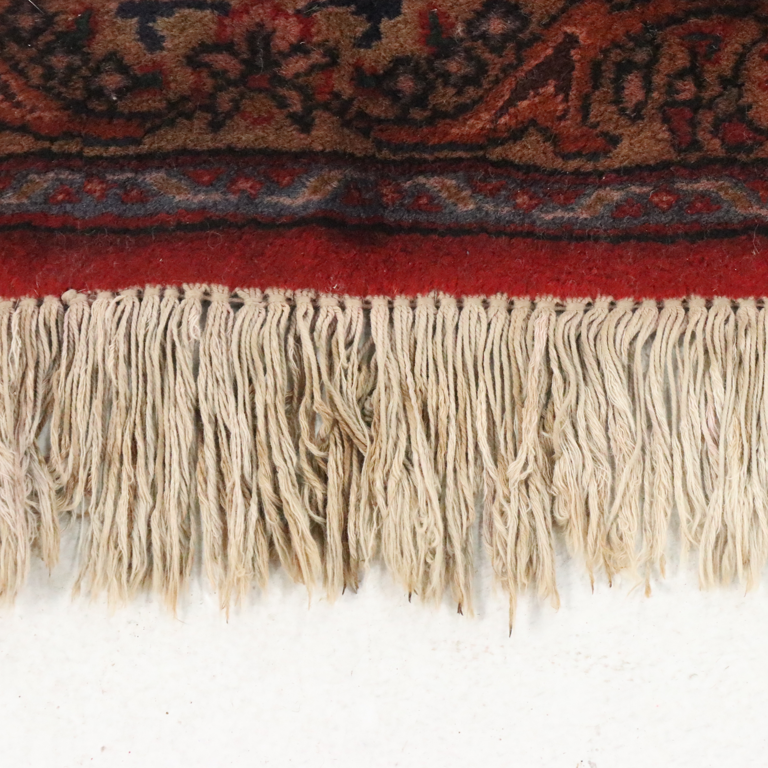 9'8 x 13' Hand-Knotted Persian Mashhad Room-Sized Rug