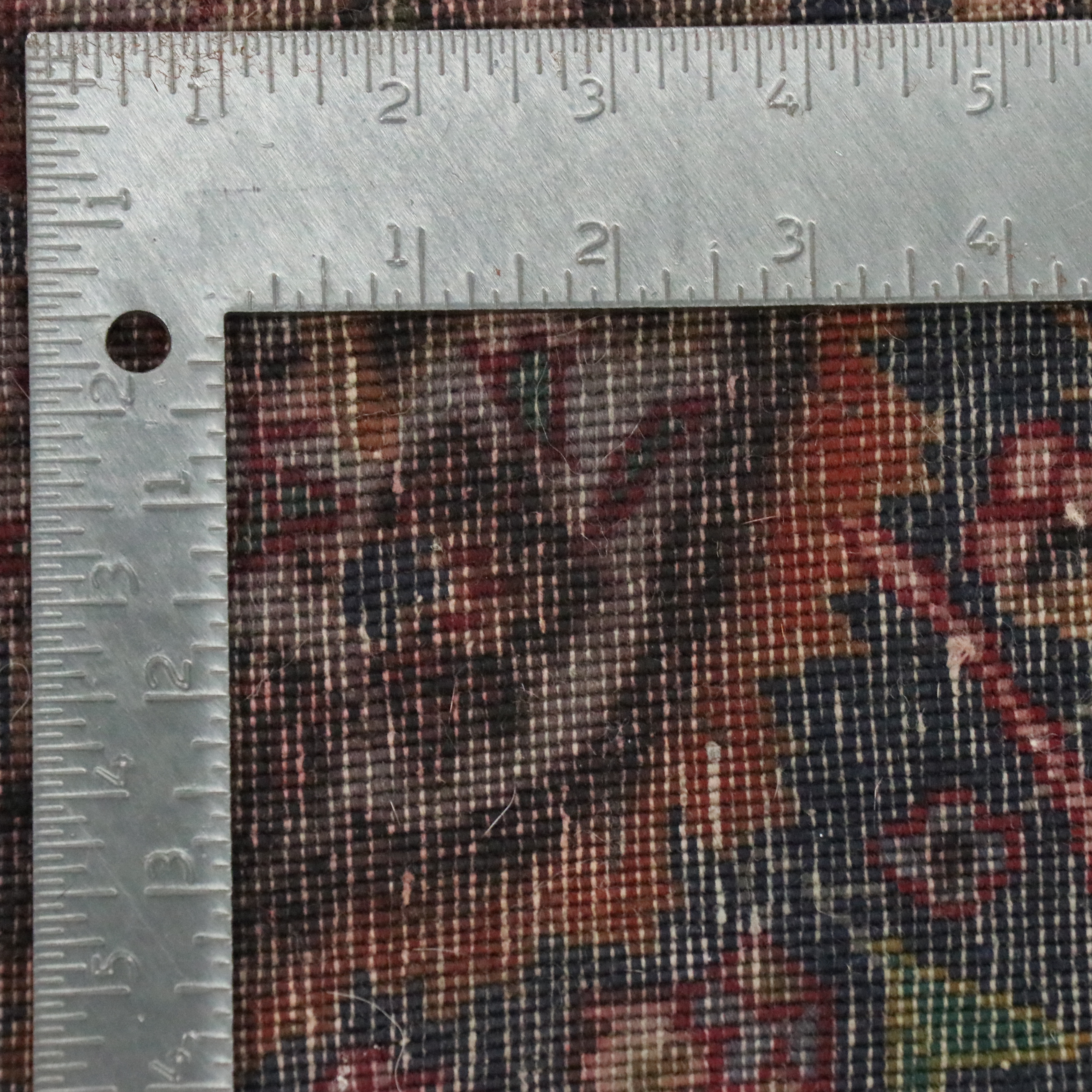 9'8 x 13' Hand-Knotted Persian Mashhad Room-Sized Rug