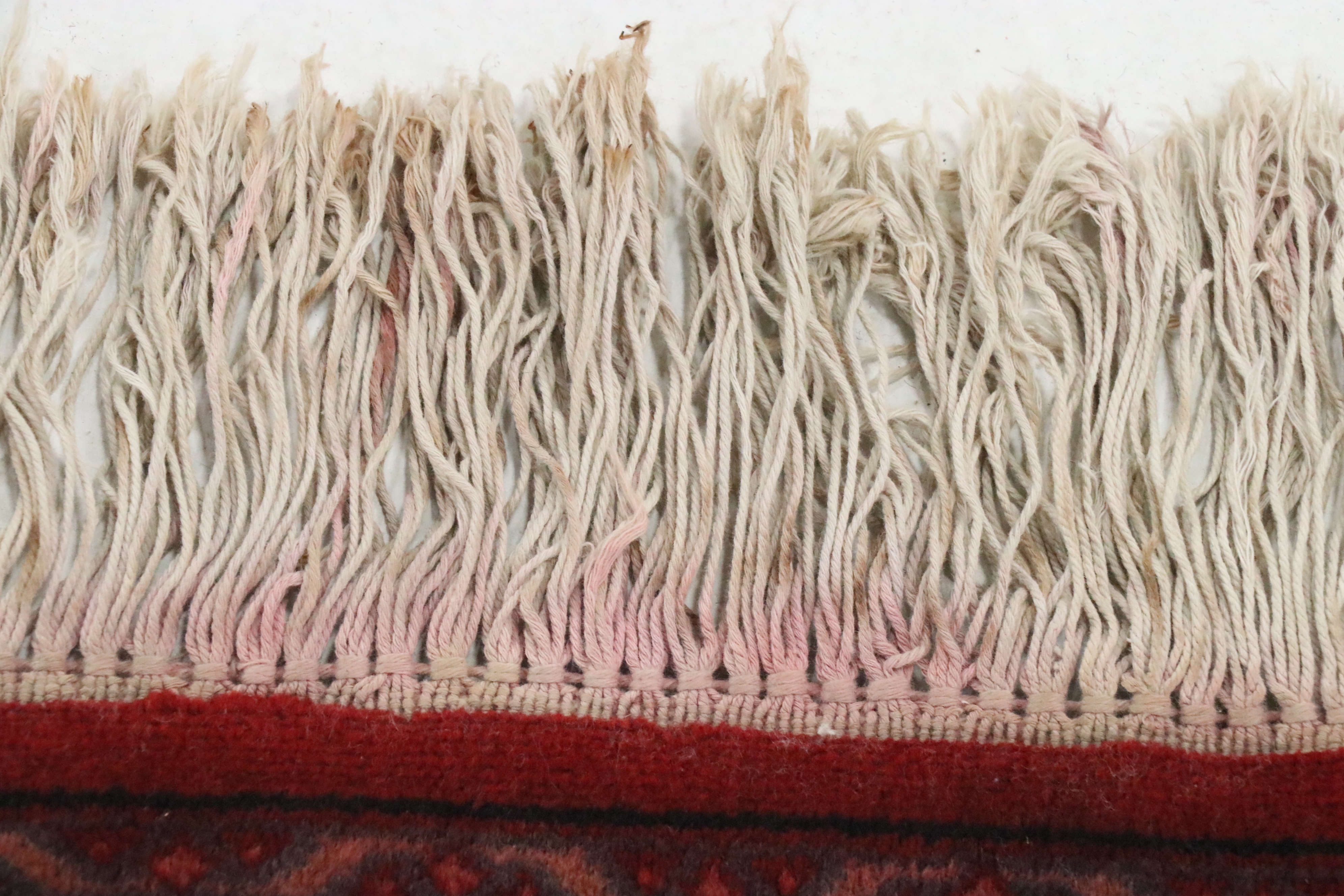 9'8 x 13' Hand-Knotted Persian Mashhad Room-Sized Rug