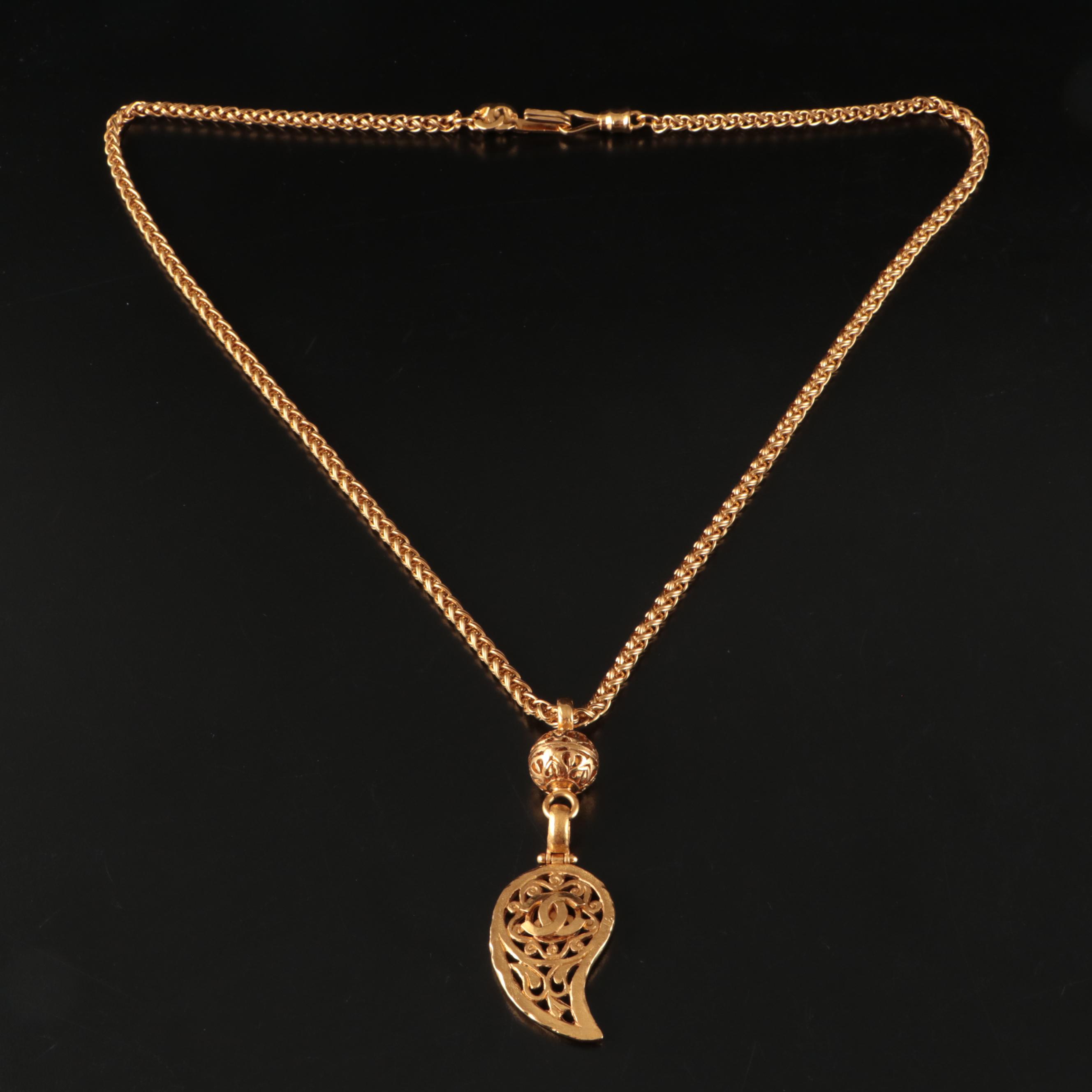 Chanel CC Pendant Necklace