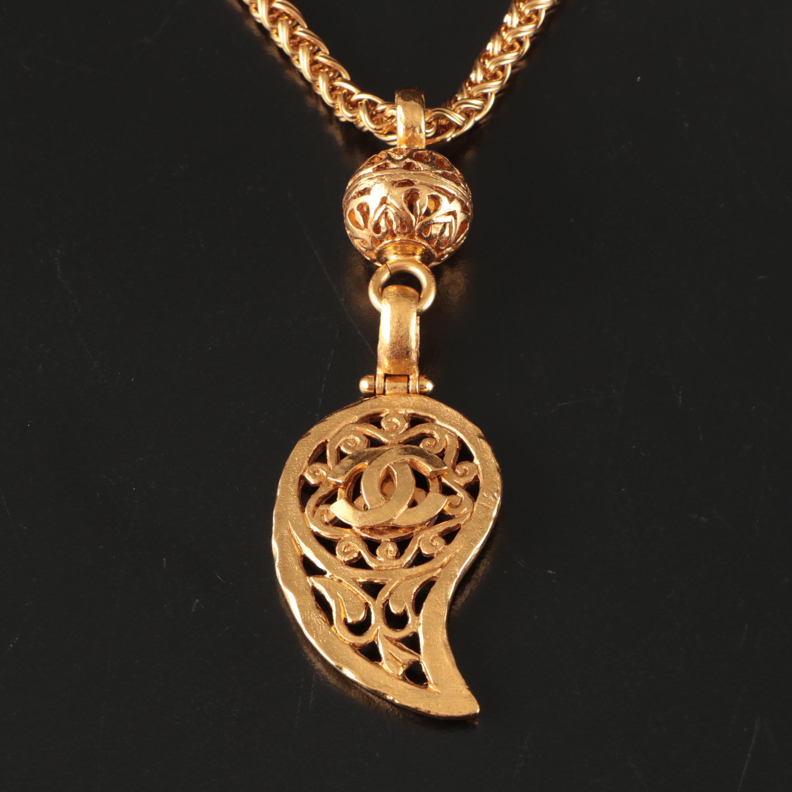 Chanel CC Pendant Necklace