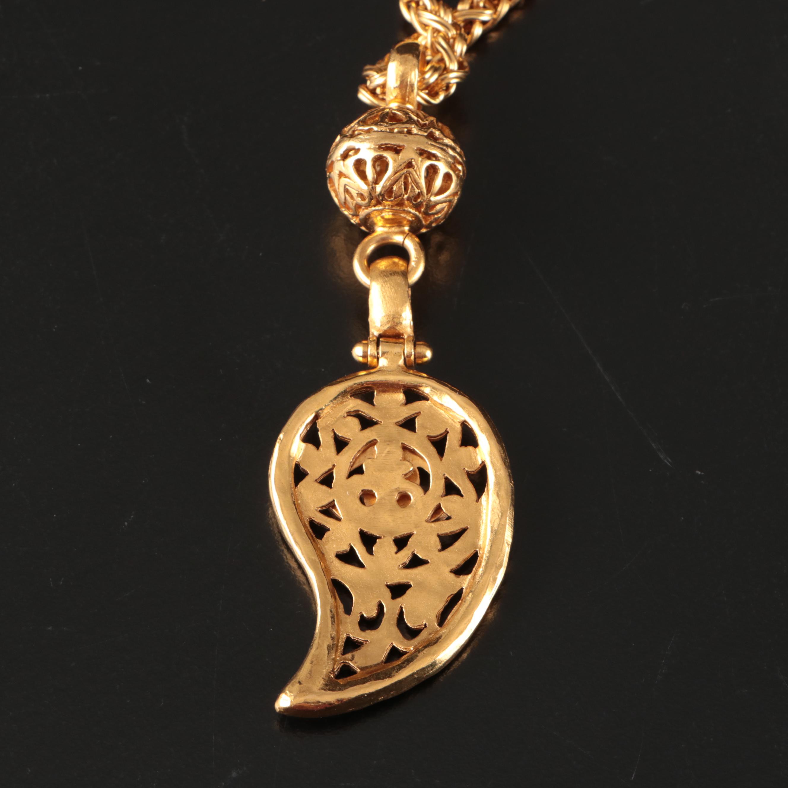 Chanel CC Pendant Necklace