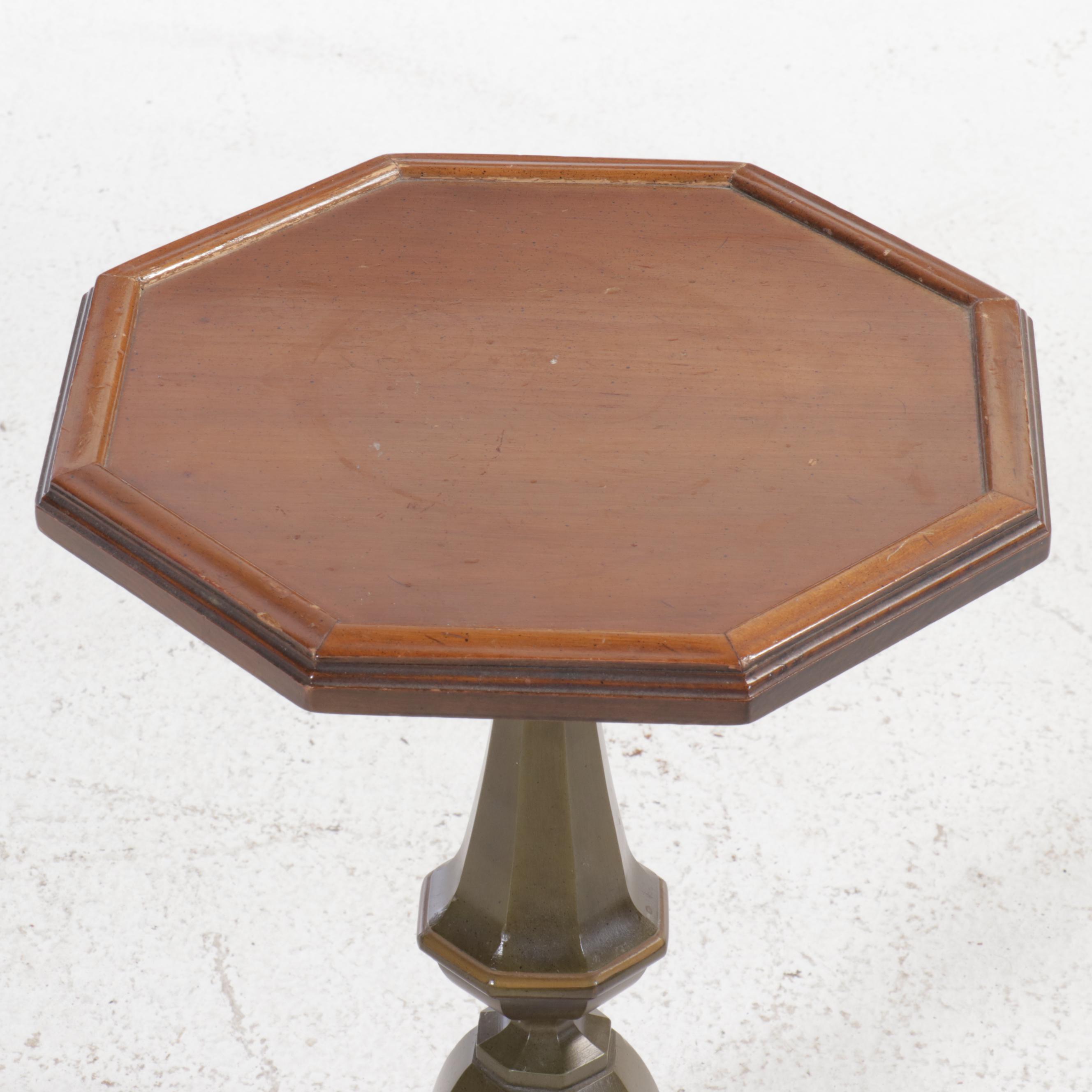 Brandt Chapelwood Collection Octagonal Occasional Table, Mid to Late 20th C.