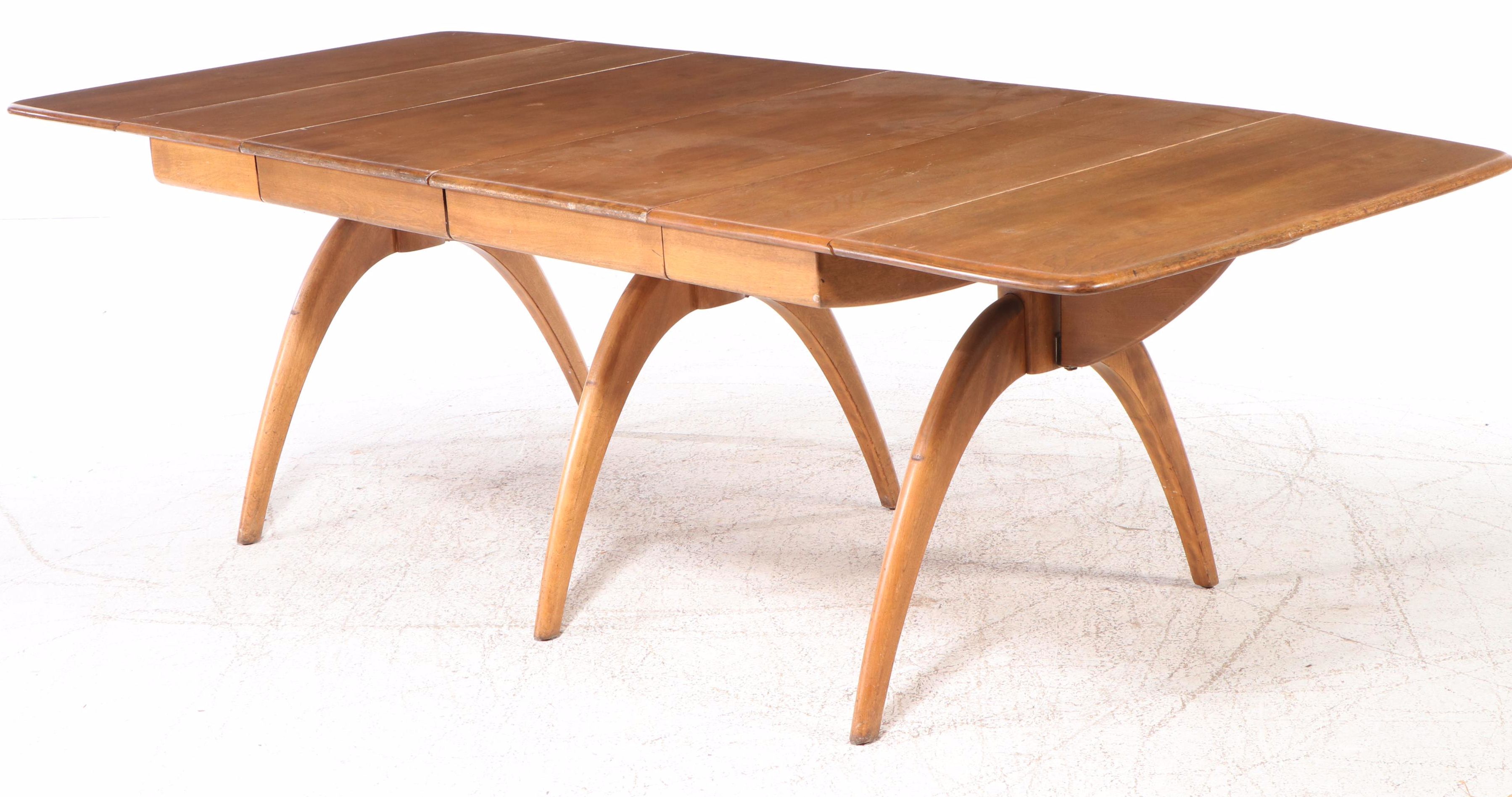 Heywood-Wakefield American Yellow Birch Dining Table