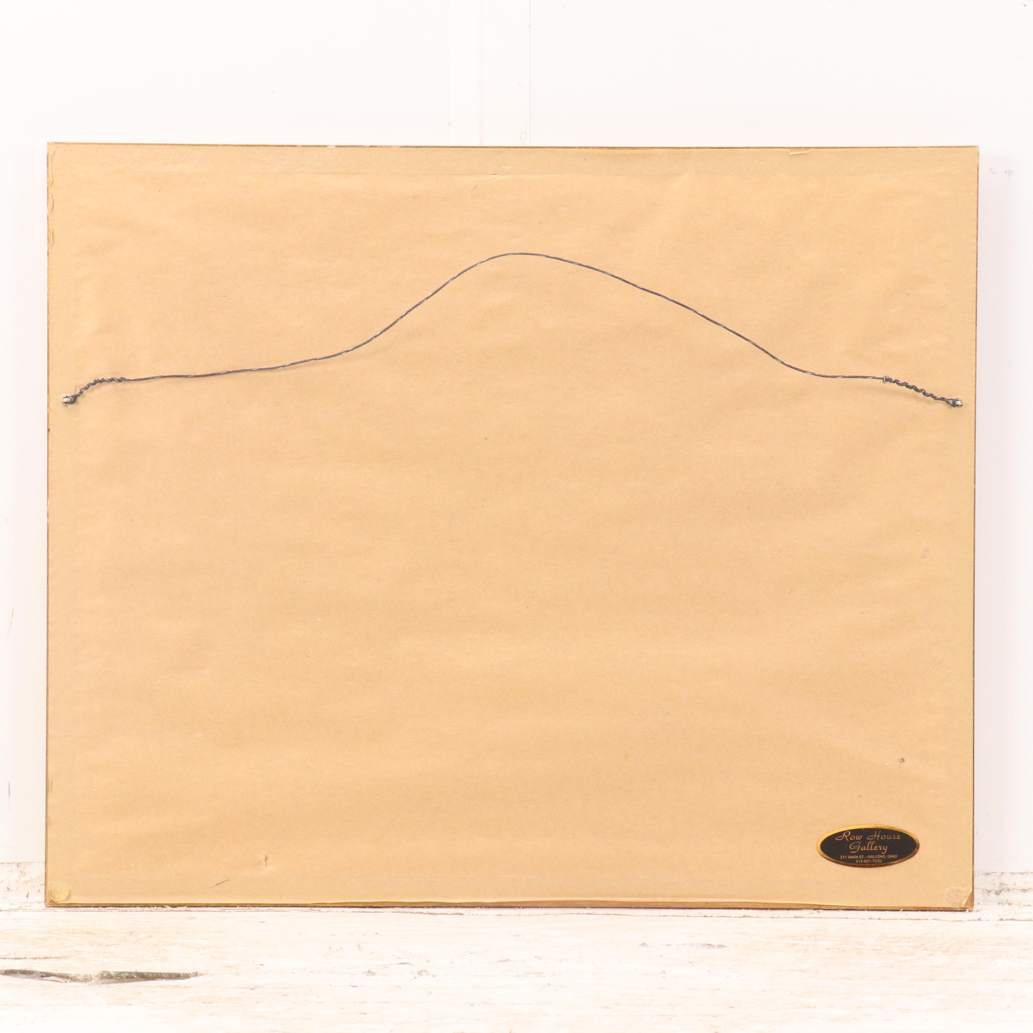 Jane Austing Floral Still Life Watercolor Painting, 21st Century