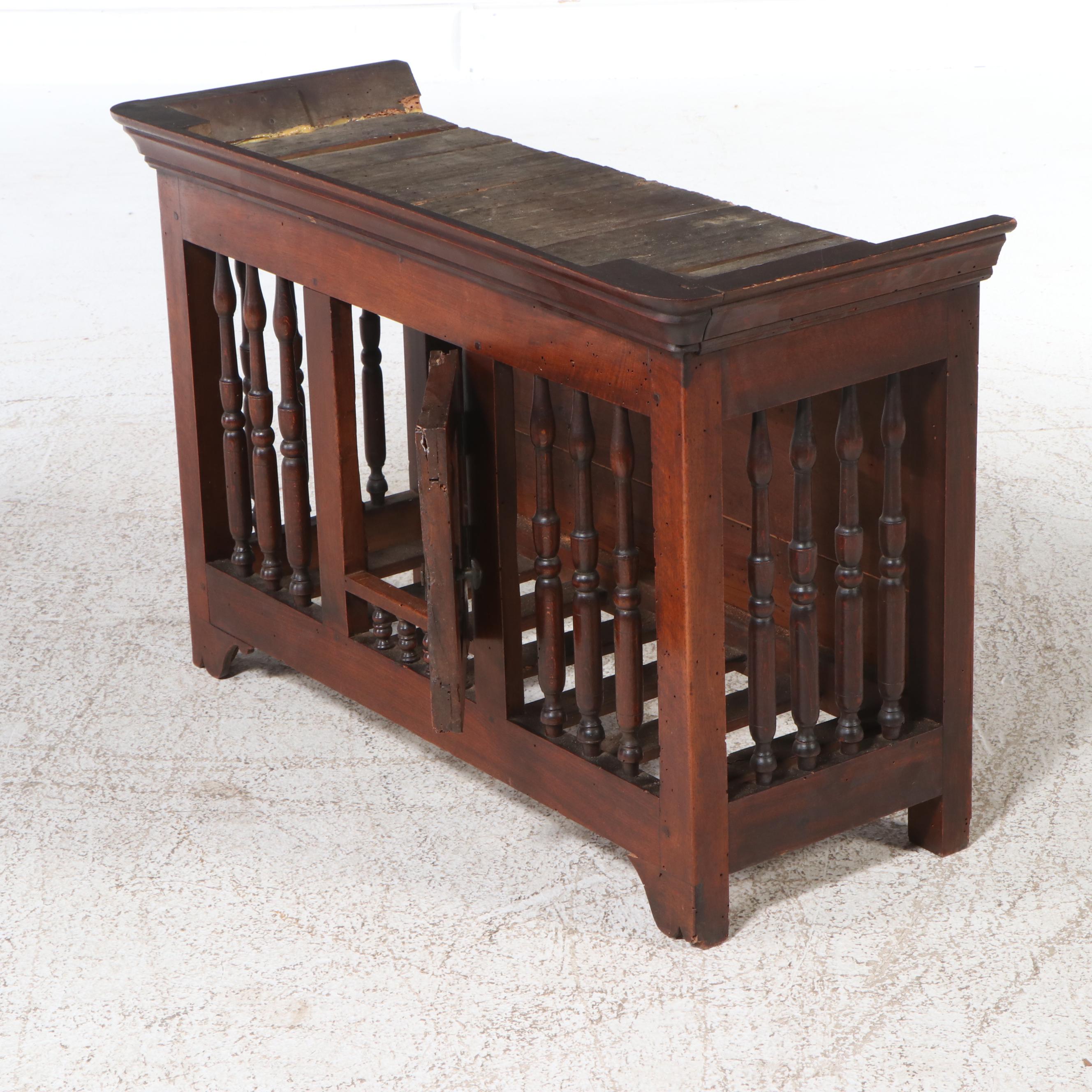 French Louis Philippe Style Walnut Panettiere, 19th Century