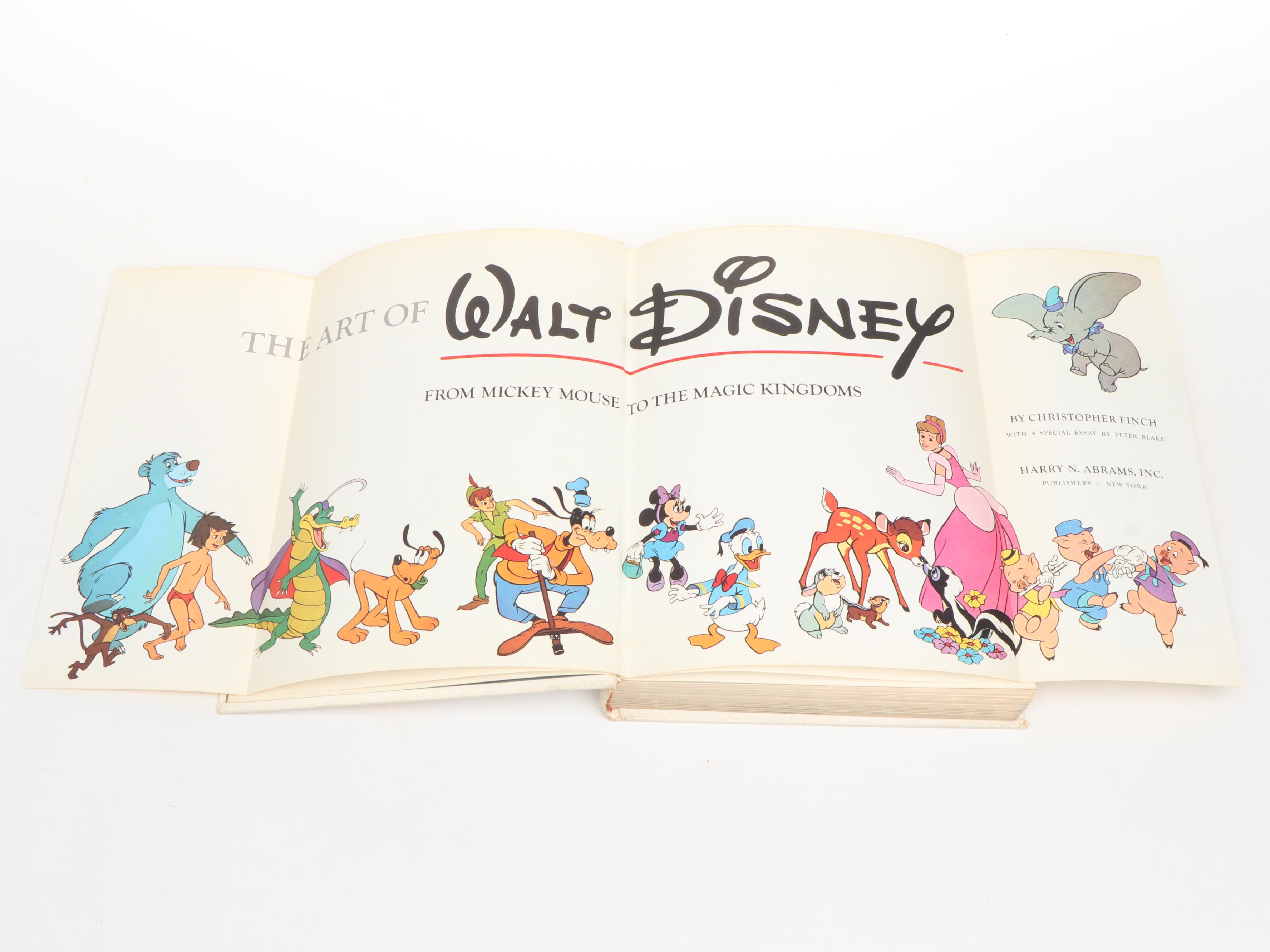 First Edition "The Art of Walt Disney" by Christopher Finch, 1973
