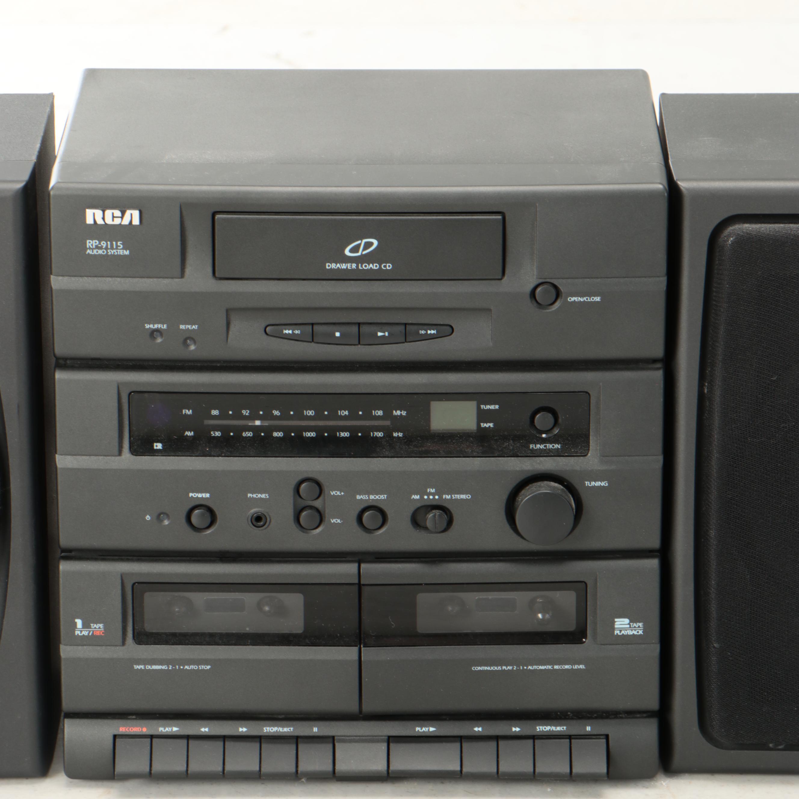 RCA RP-9115 Audio Player with Speakers