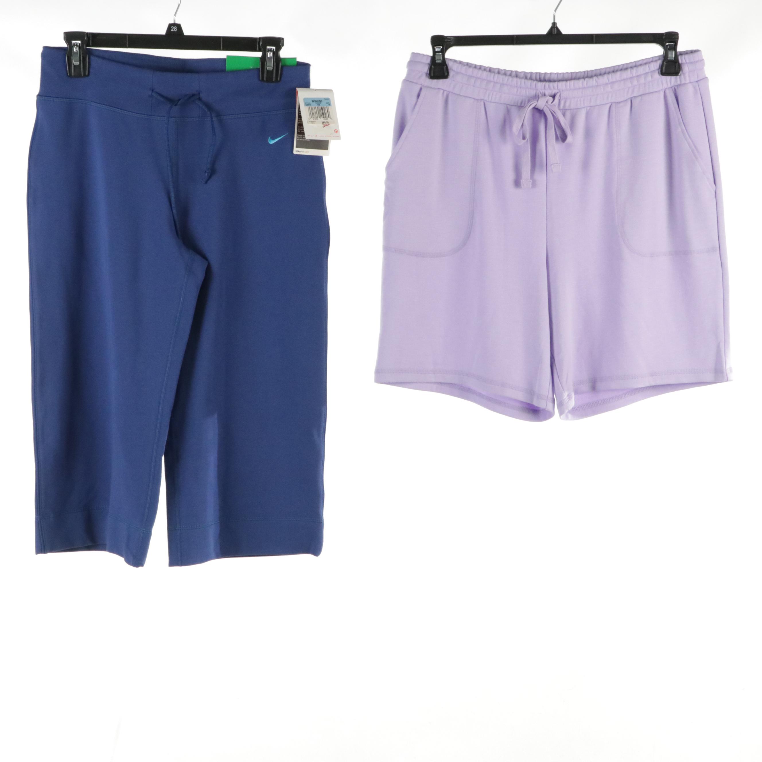 Nike Cropped Training Pants with Other Polo Shirt, Shorts, and Casual Pants