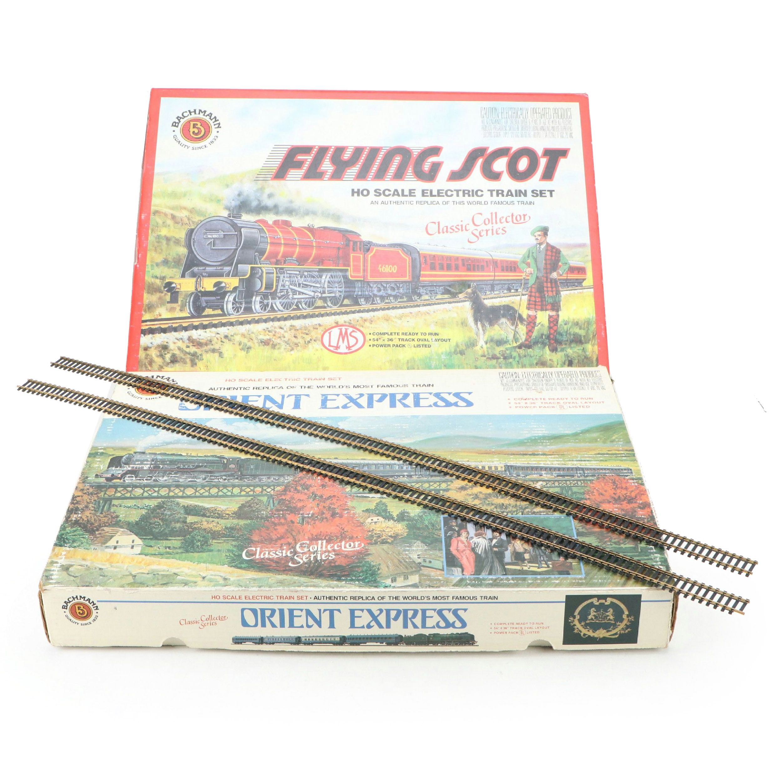 Bachmann "Orient Express" and "Flying Scot" Model Train Box Sets