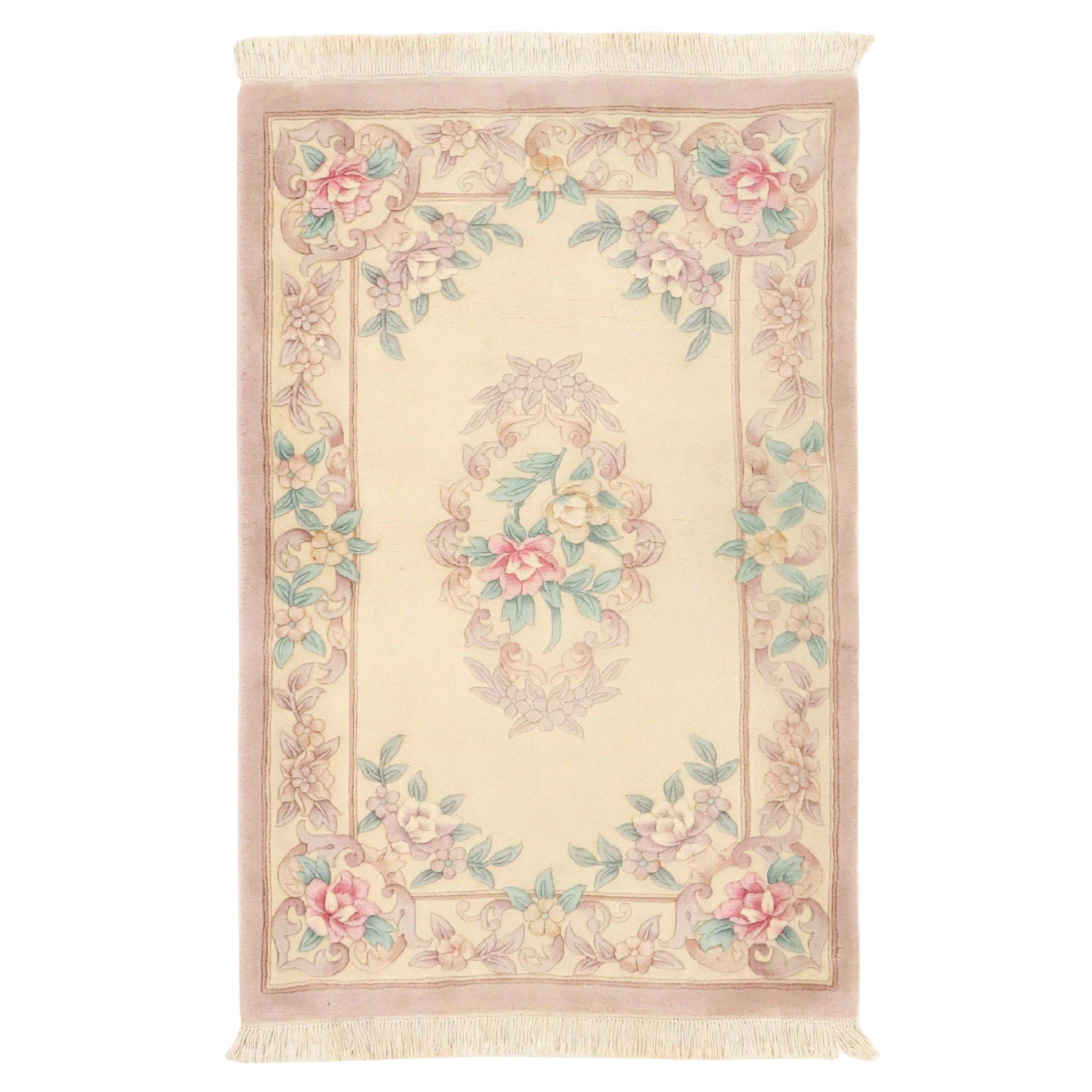 3'10 x 6'3 Hand-Knotted Chinese Peking Area Rug