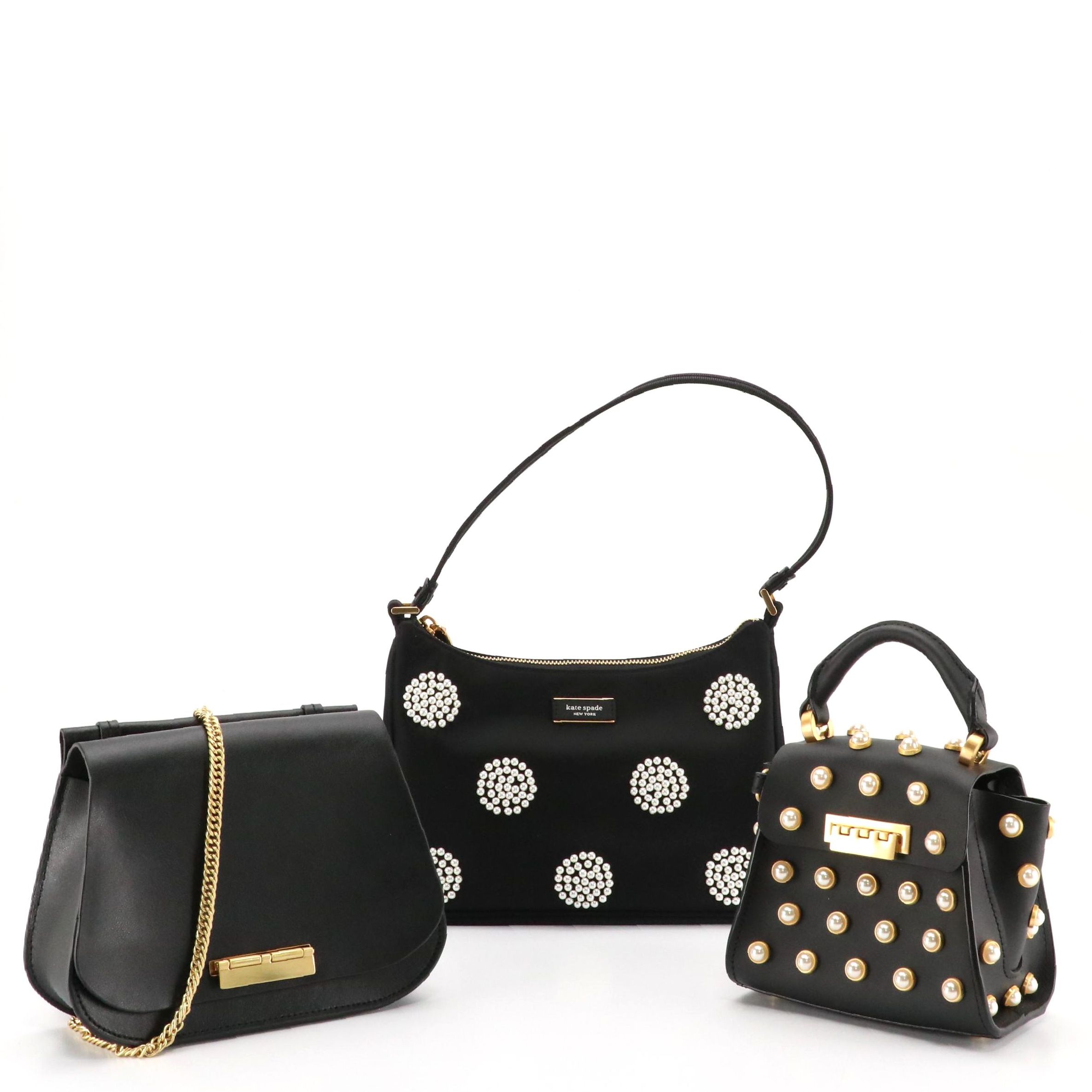 Kate Spade Sam Shoulder Bag with Zac Posen Chantalle Saddle & Eartha Crossbodies