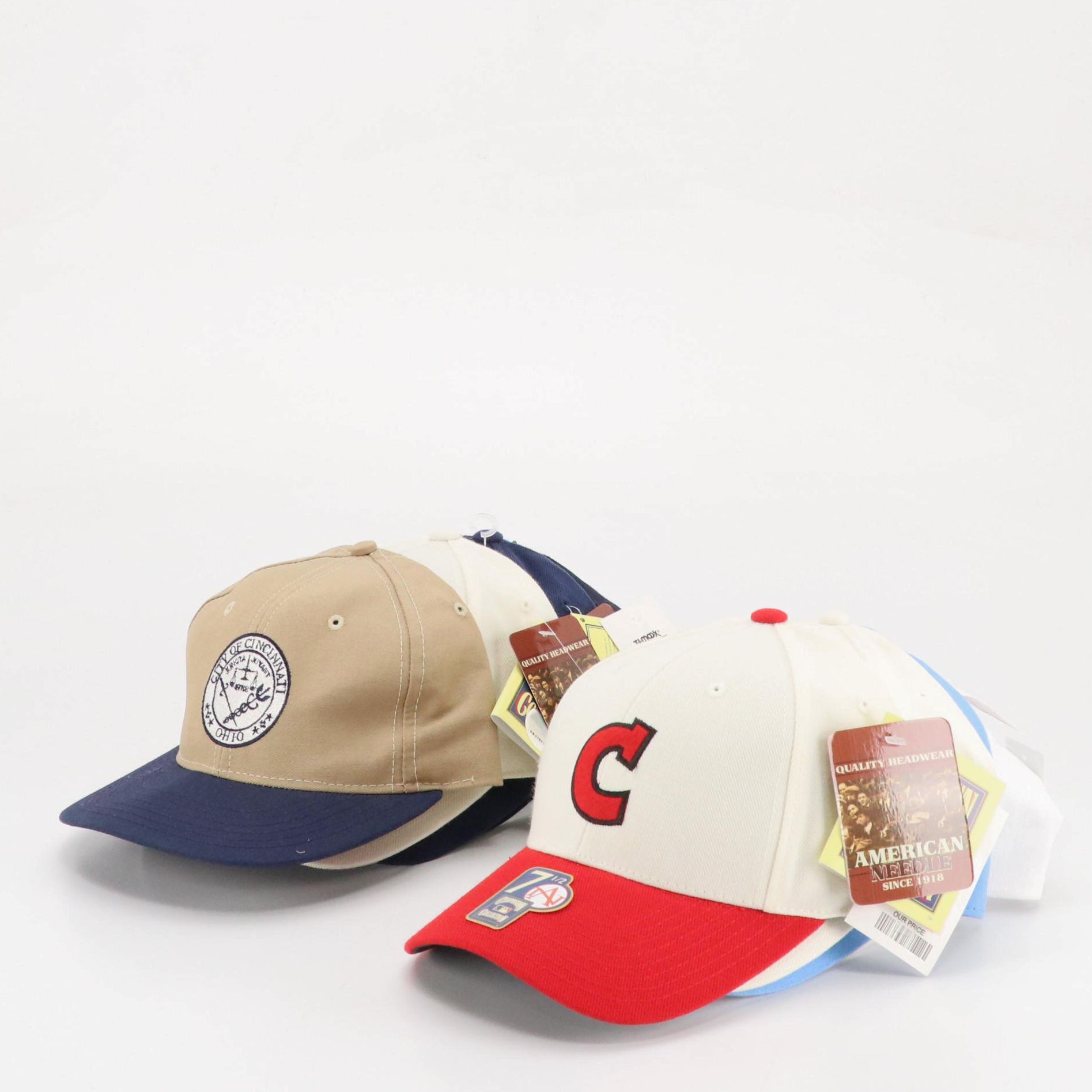Nike, Cincinnati Reds and More Cotton Baseball Caps, With Tags
