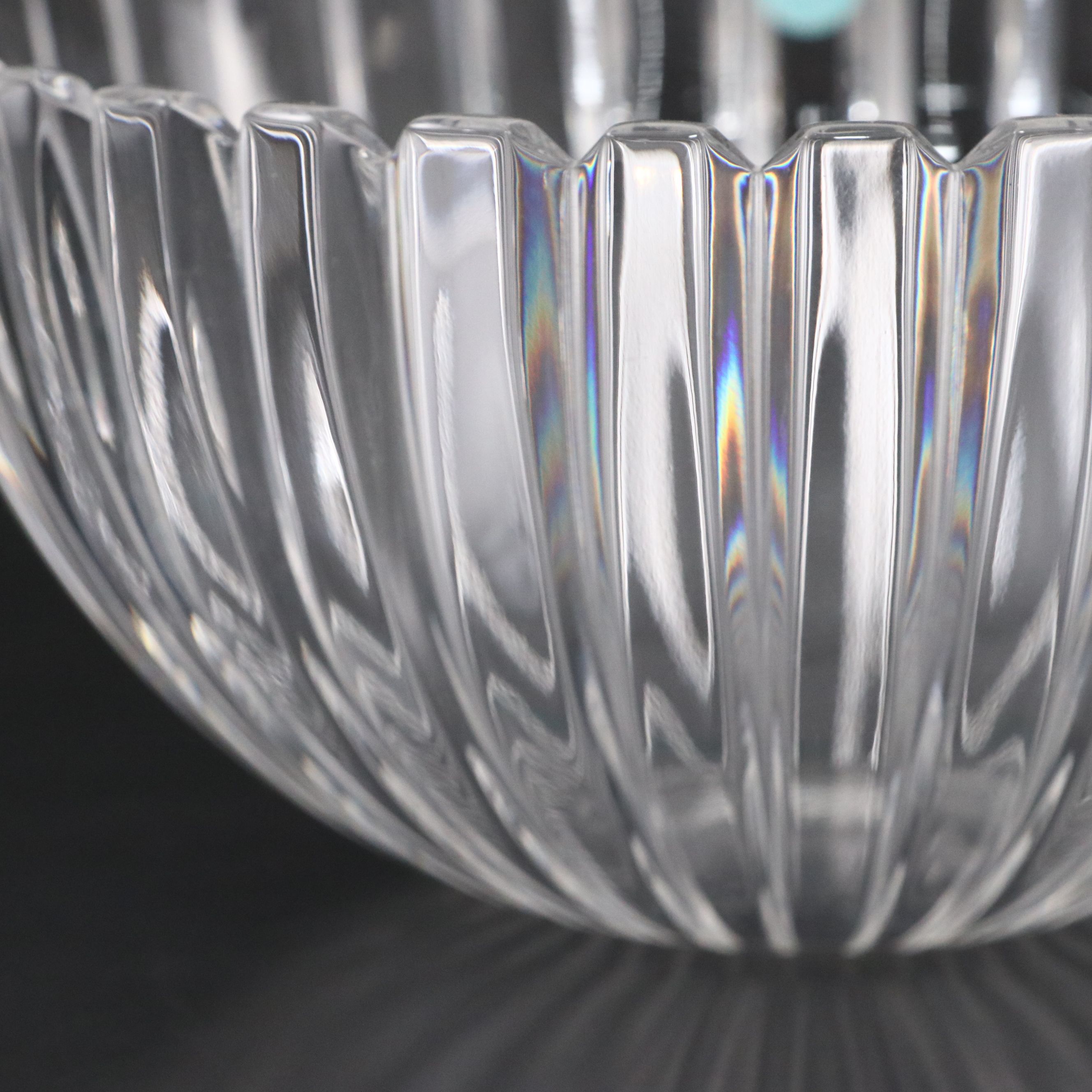 Tiffany & Co. "Vertical" Crystal Bowl