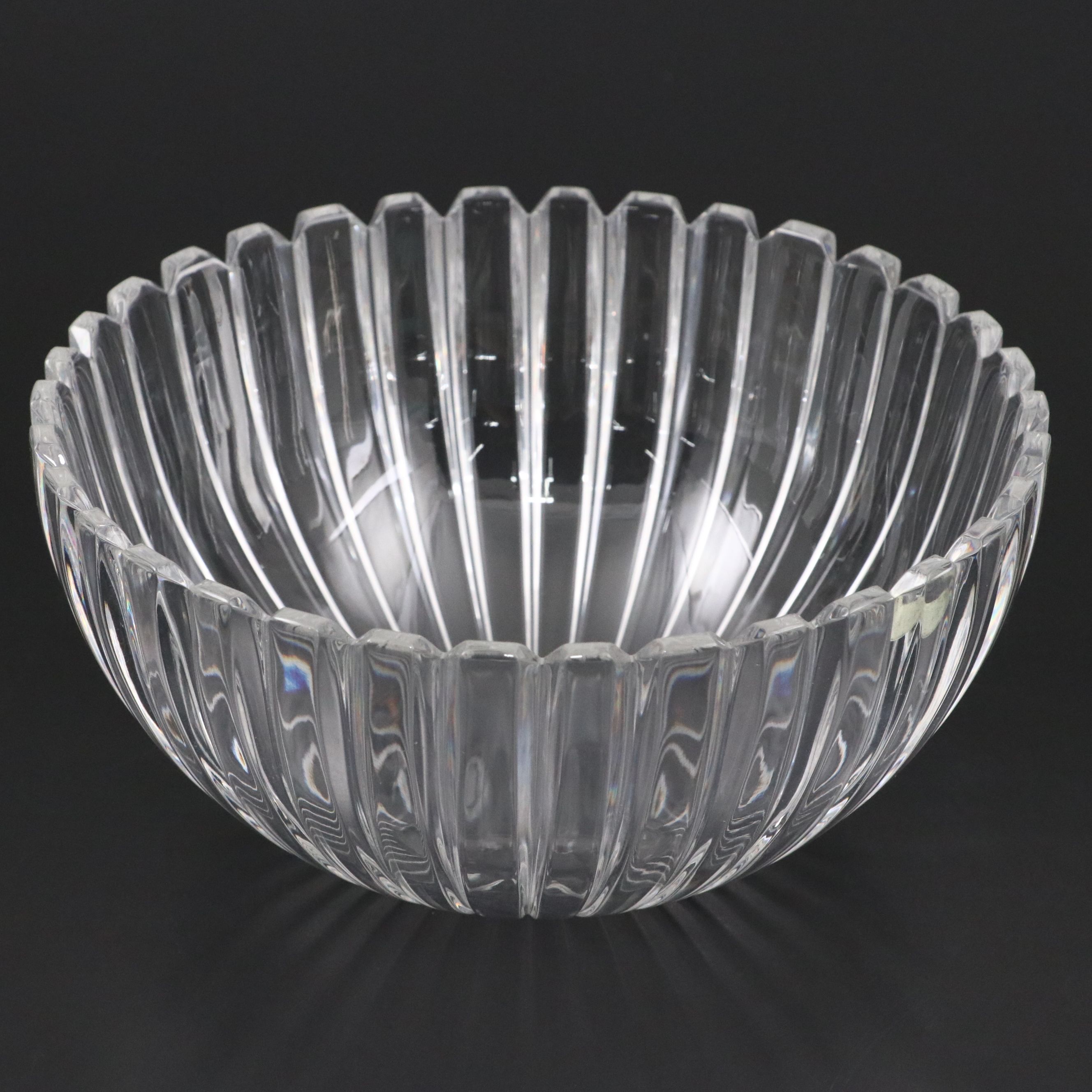 Tiffany & Co. "Vertical" Crystal Bowl