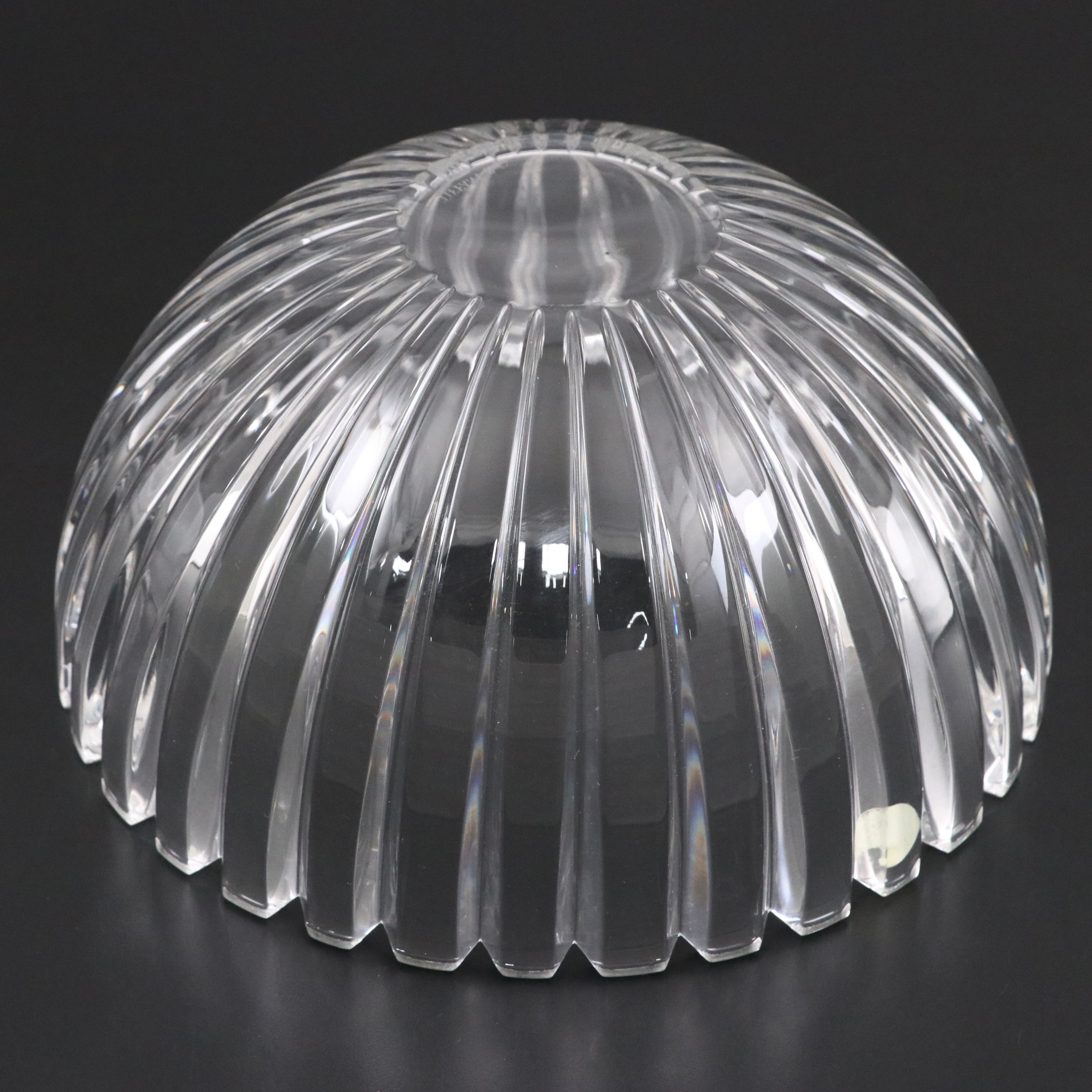 Tiffany & Co. "Vertical" Crystal Bowl