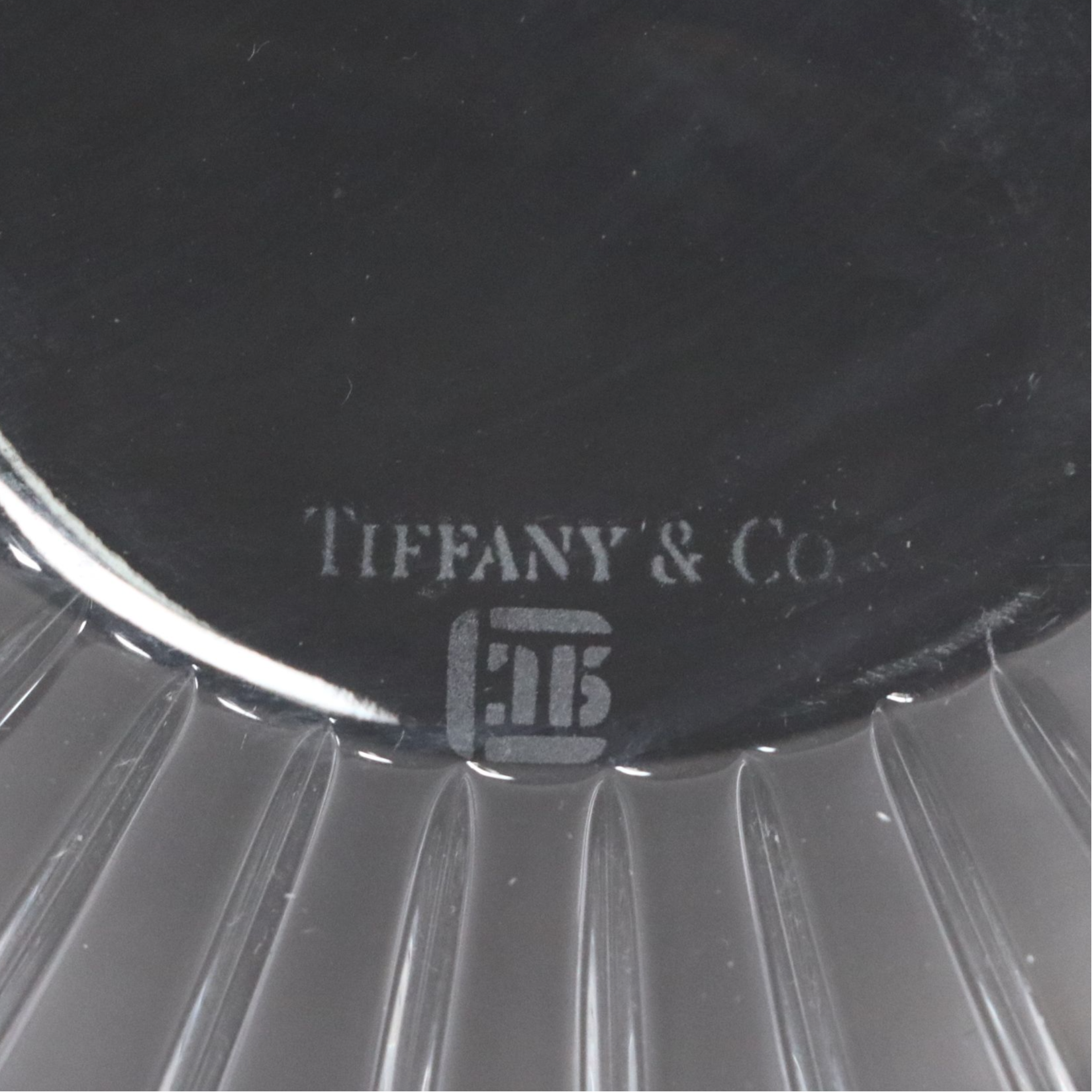 Tiffany & Co. "Vertical" Crystal Bowl
