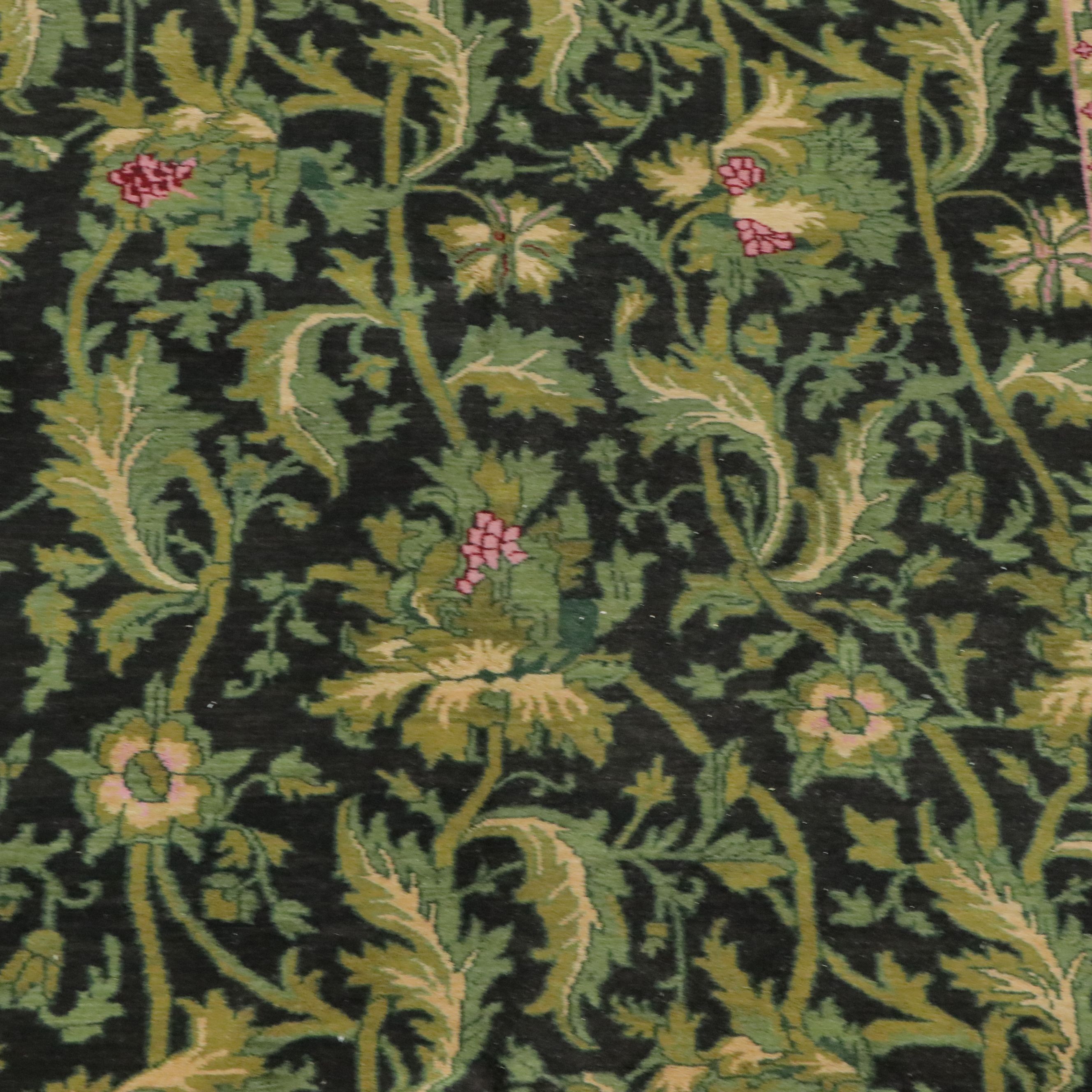 8'1 x 10'7 Hand-Knotted Indian Area Rug