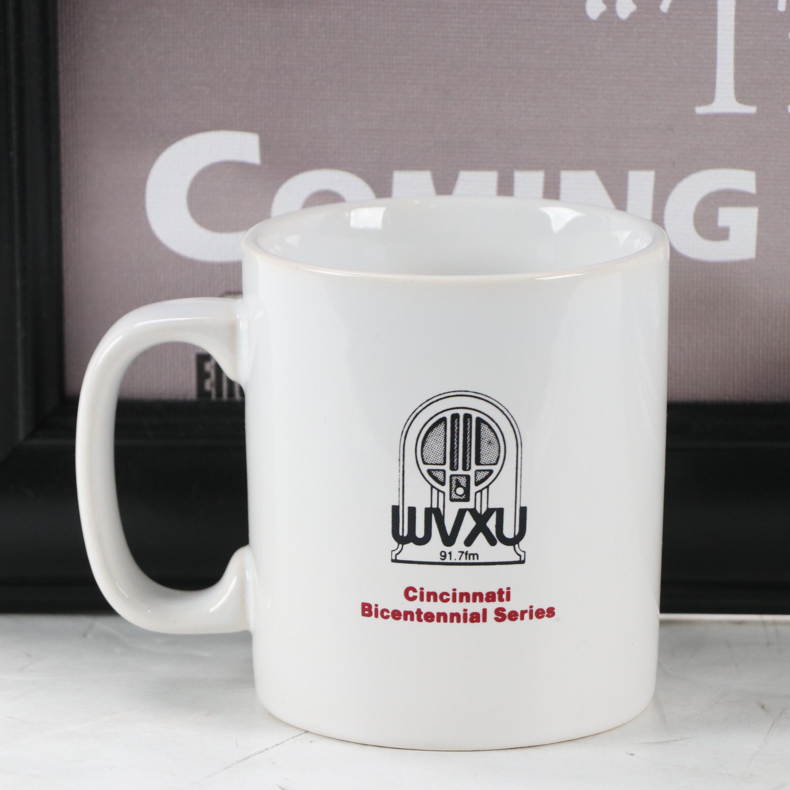 Pete Rose Signed "4192" Canvas Movie Poster with Coffee Mug