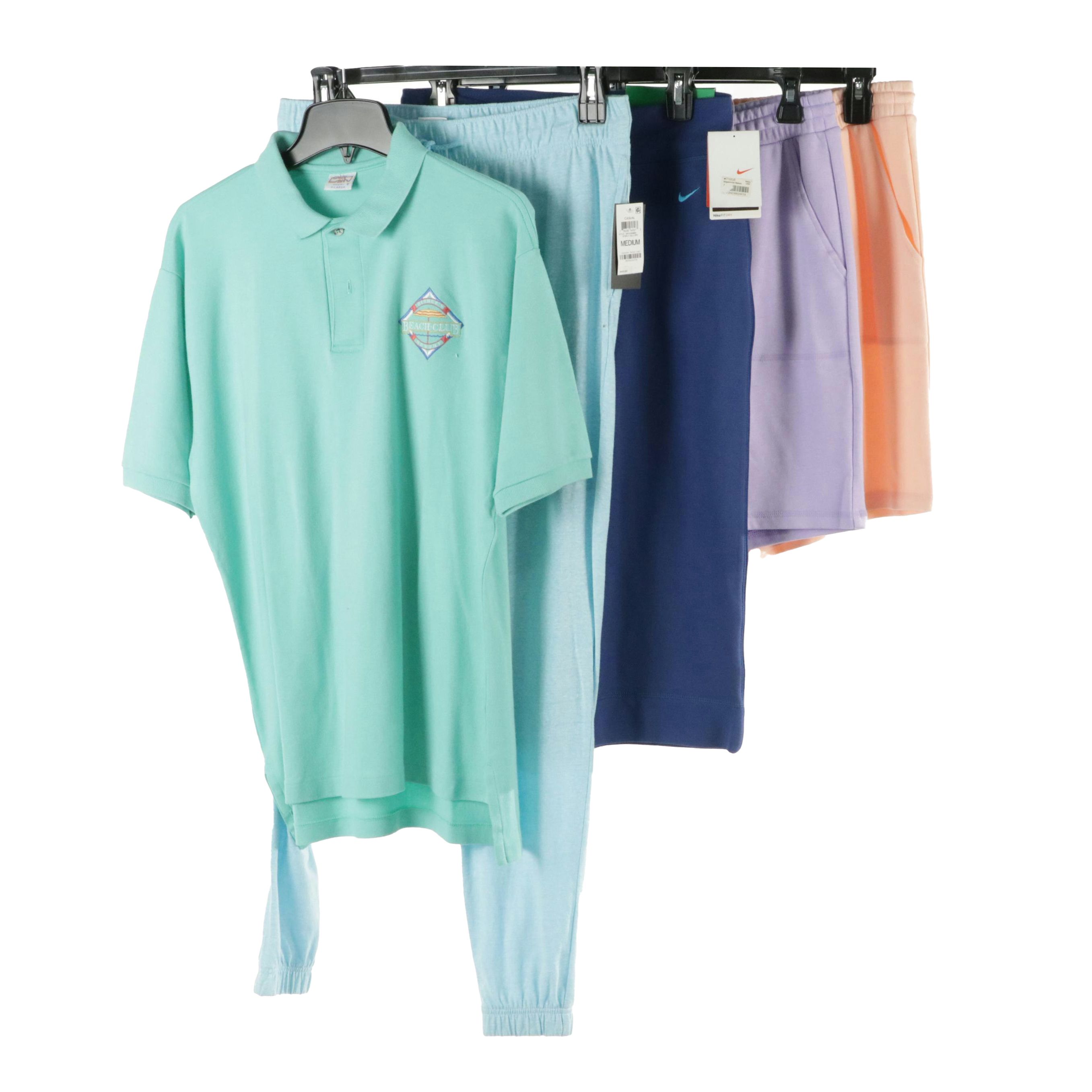 Nike Cropped Training Pants with Other Polo Shirt, Shorts, and Casual Pants