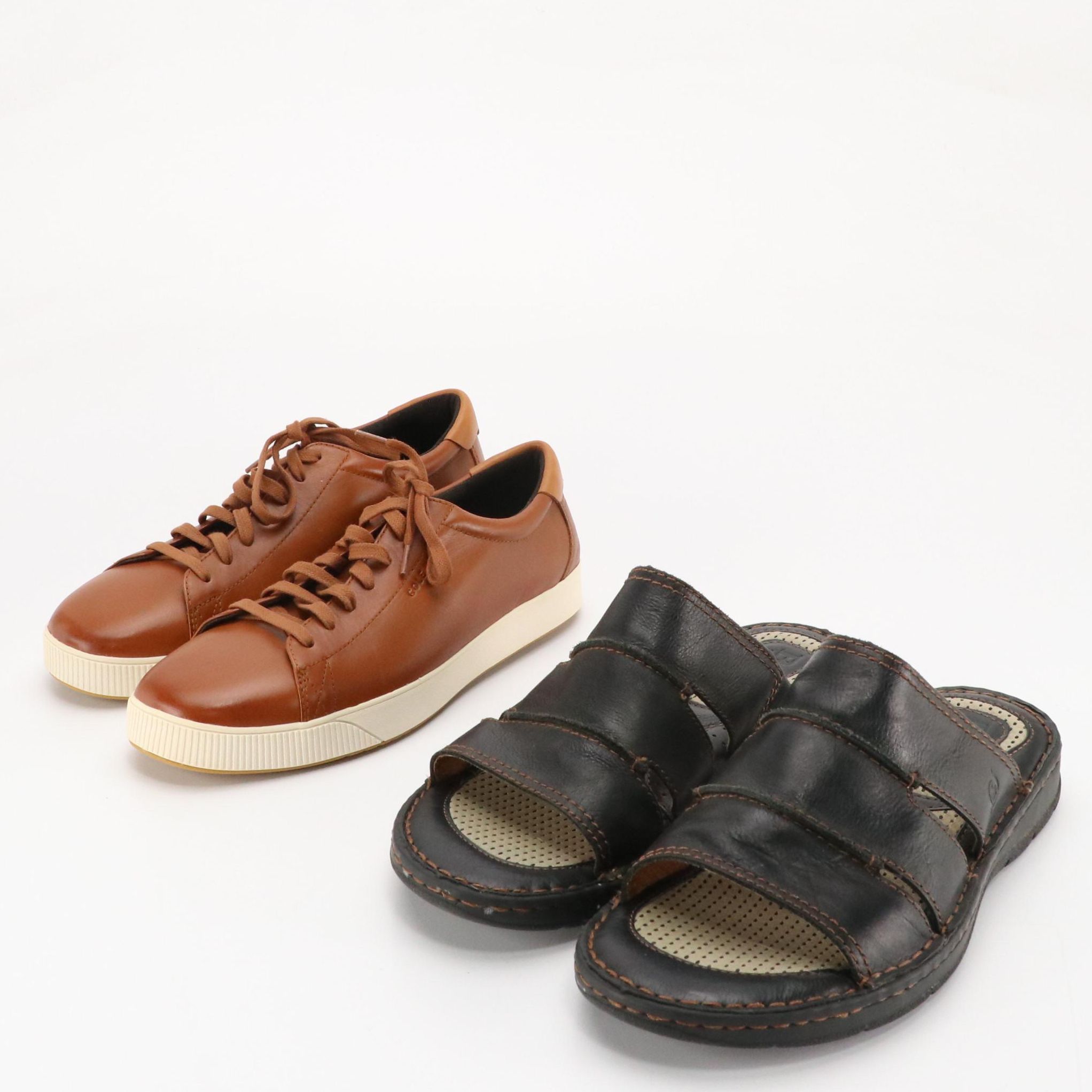 Men's Cole Haan Nantucket 2.0 Sneakers and Born Weiser Sandals in Boxes